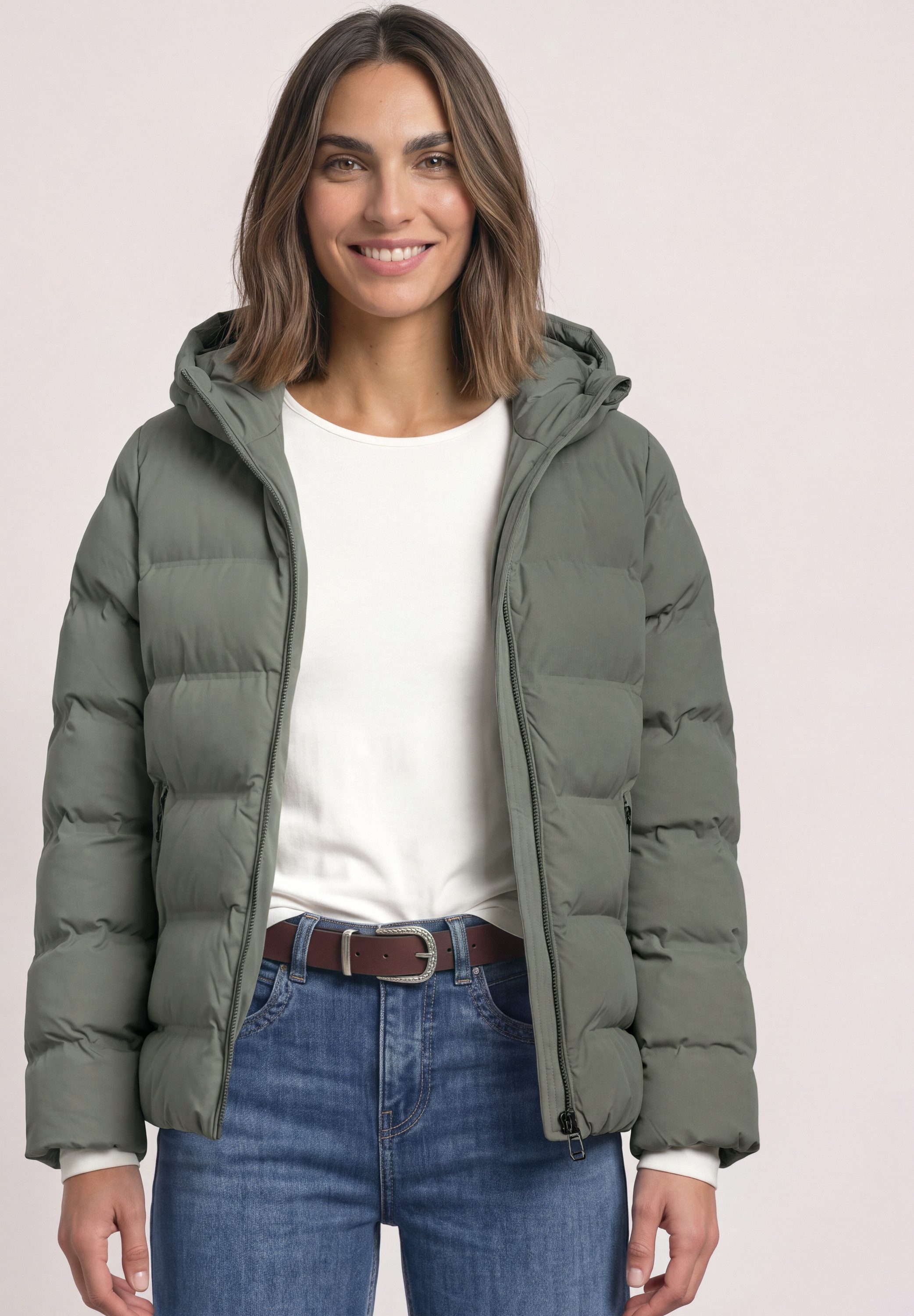 STREET ONE Steppjacke mit Kapuze