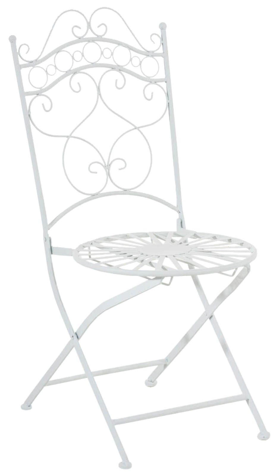 CLP Gartenstuhl Indra (2er Set), handgefertigter Eisenstuhl, Outdoor