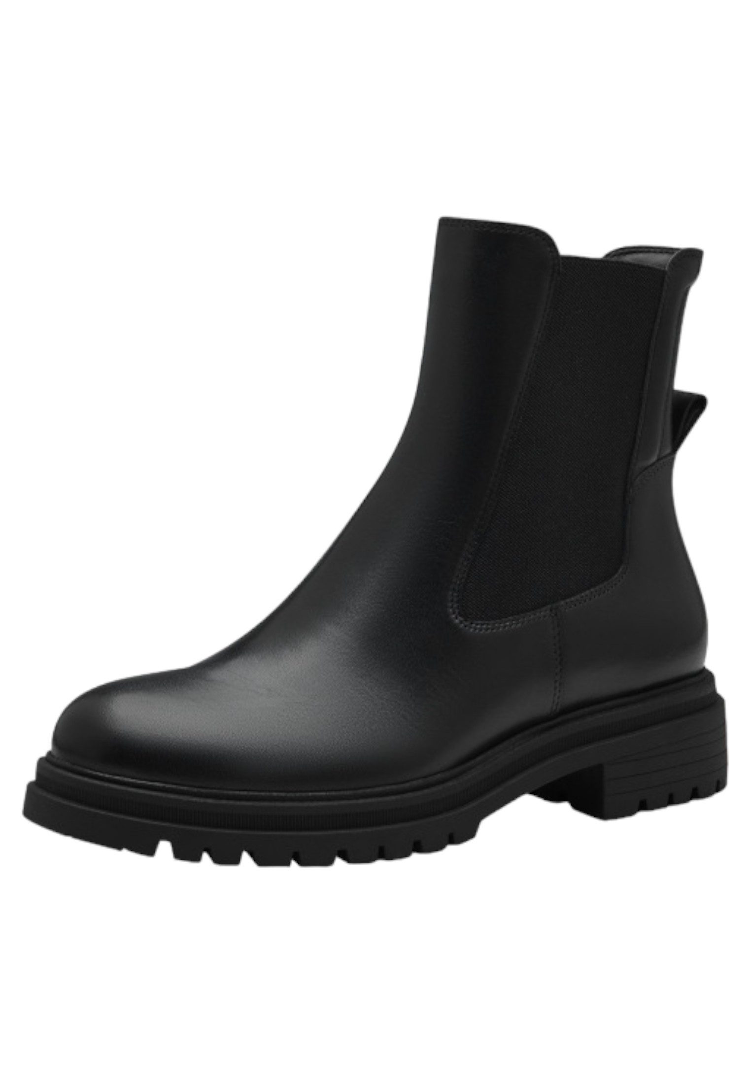 Tamaris 1-25413-43 003 Black Leather Stiefelette