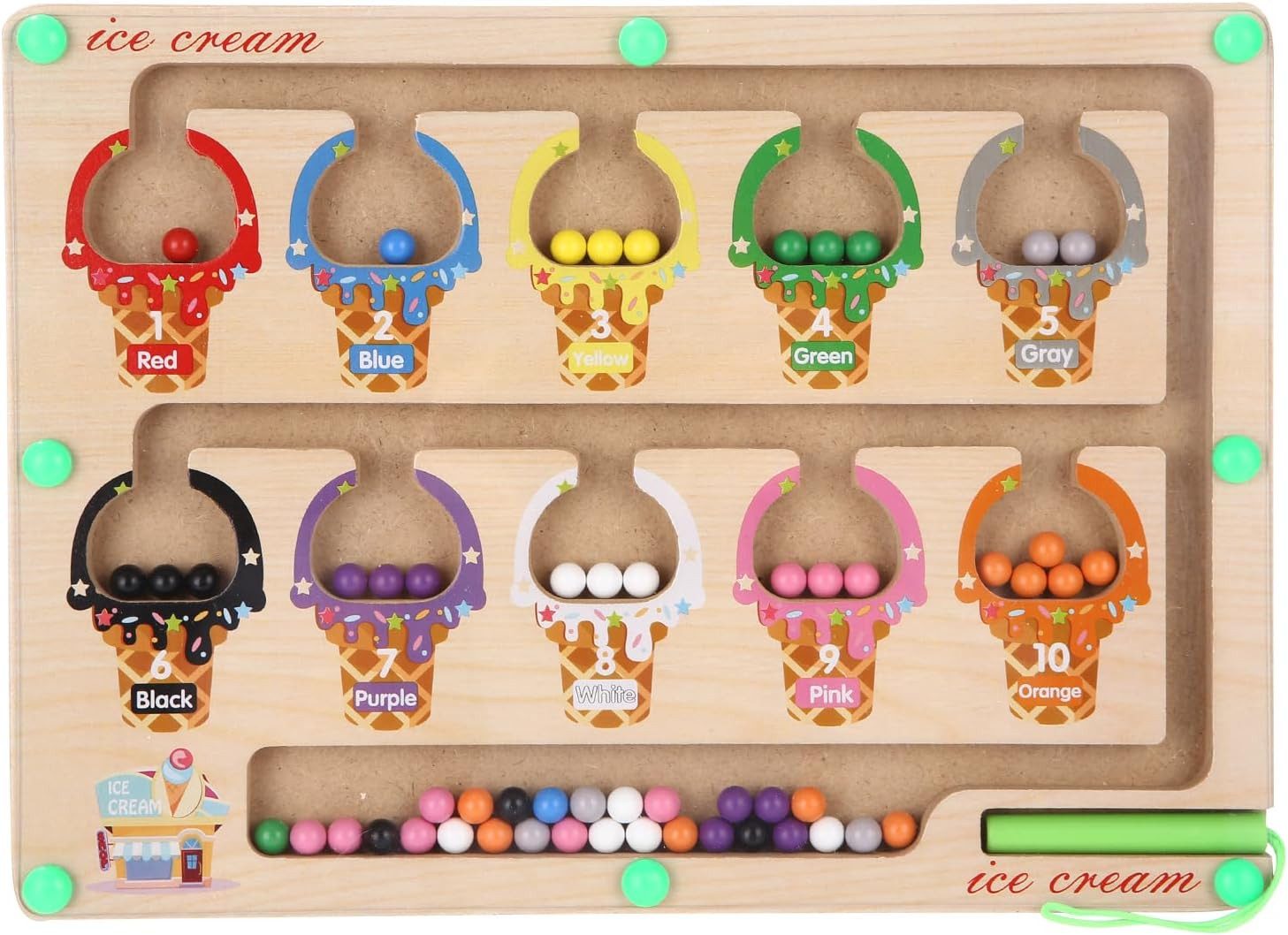 SinLaw Lernspielzeug Magnetisches Labyrinthspiel, Montessori-Spielzeug für günstig online kaufen