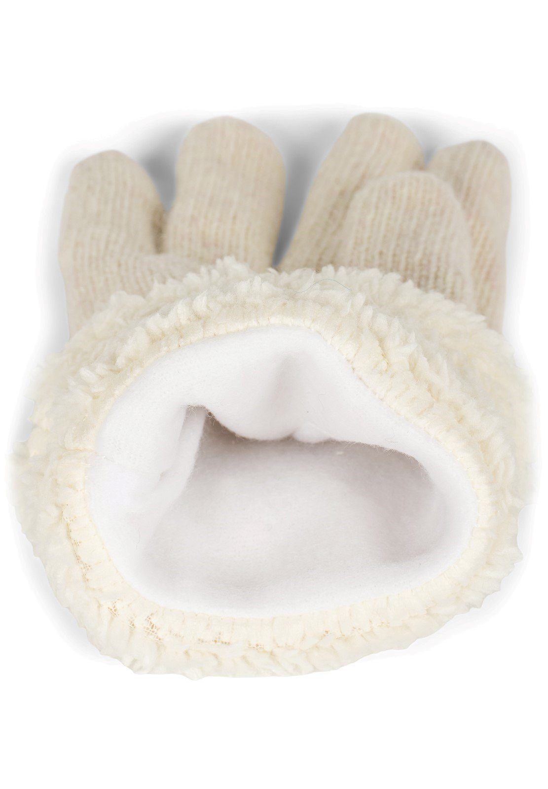 styleBREAKER Strickhandschuhe Strickhandschuhe mit Schneeflocke, Strass günstig online kaufen