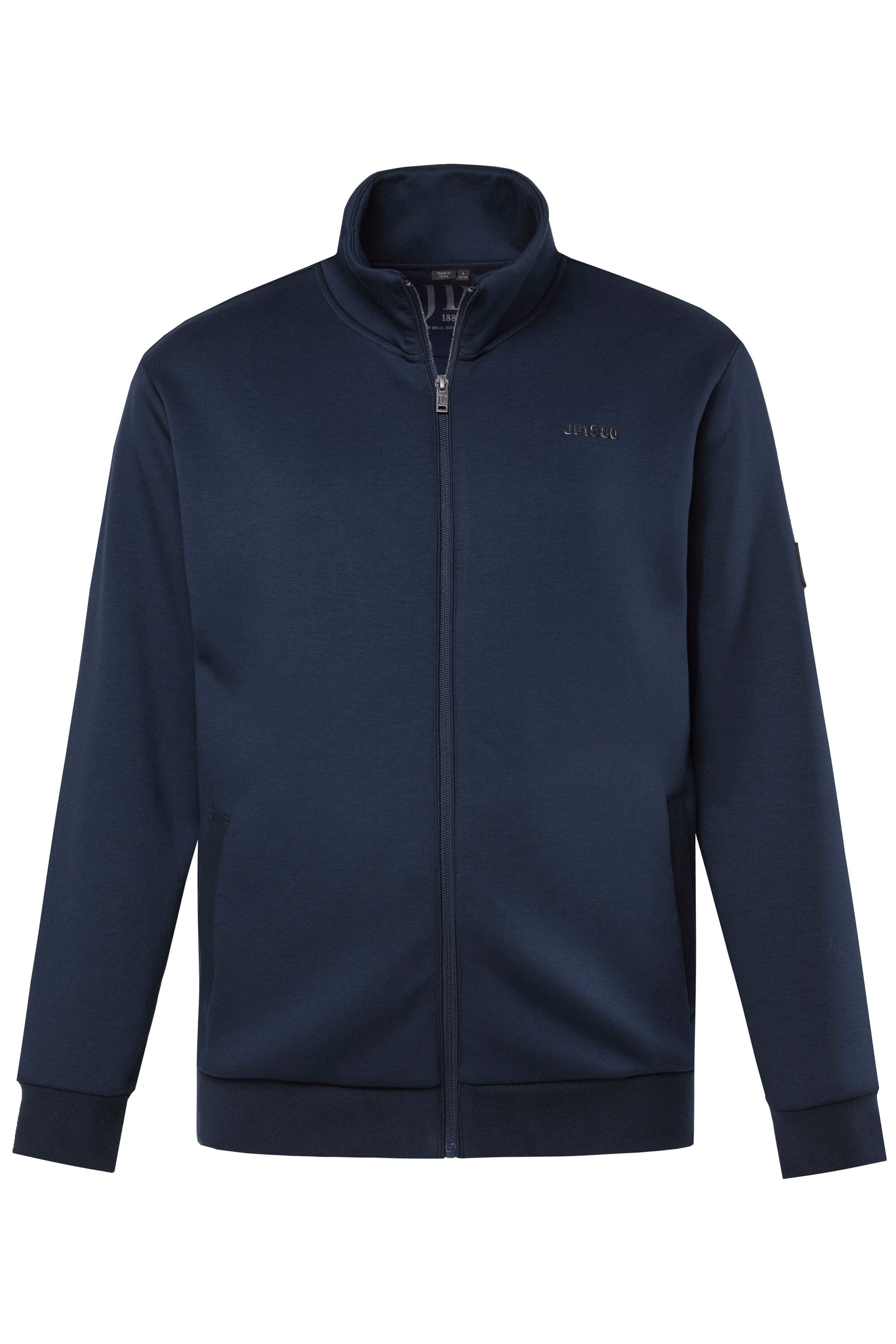 JP1880 Fleecejacke Sweatjacke Interlocksweat Stehkragen