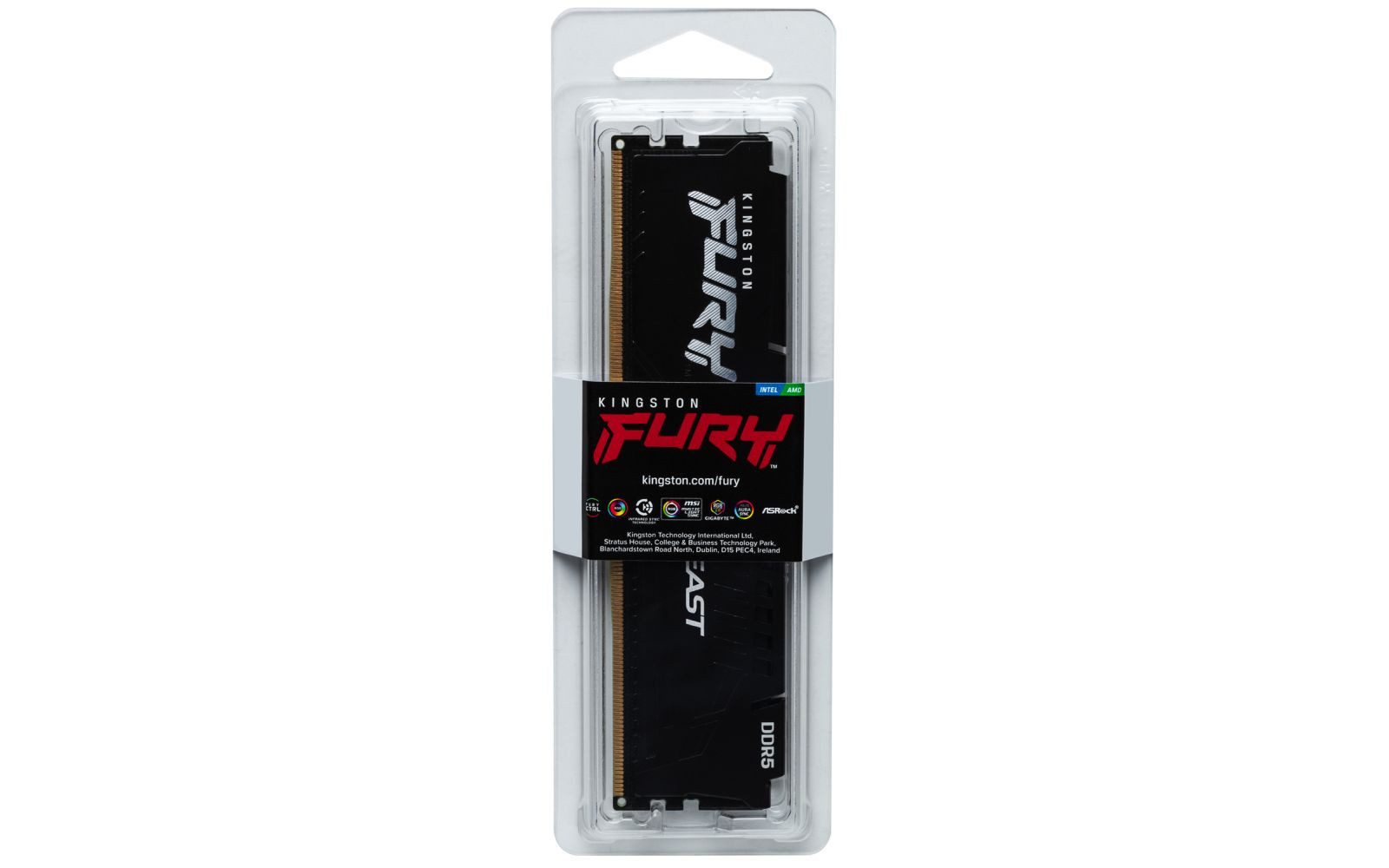 Kingston 8GB 6000MT/s DDR5 CL36 DIMM FURY Beast Black EXPO PC-Arbeitsspeicher