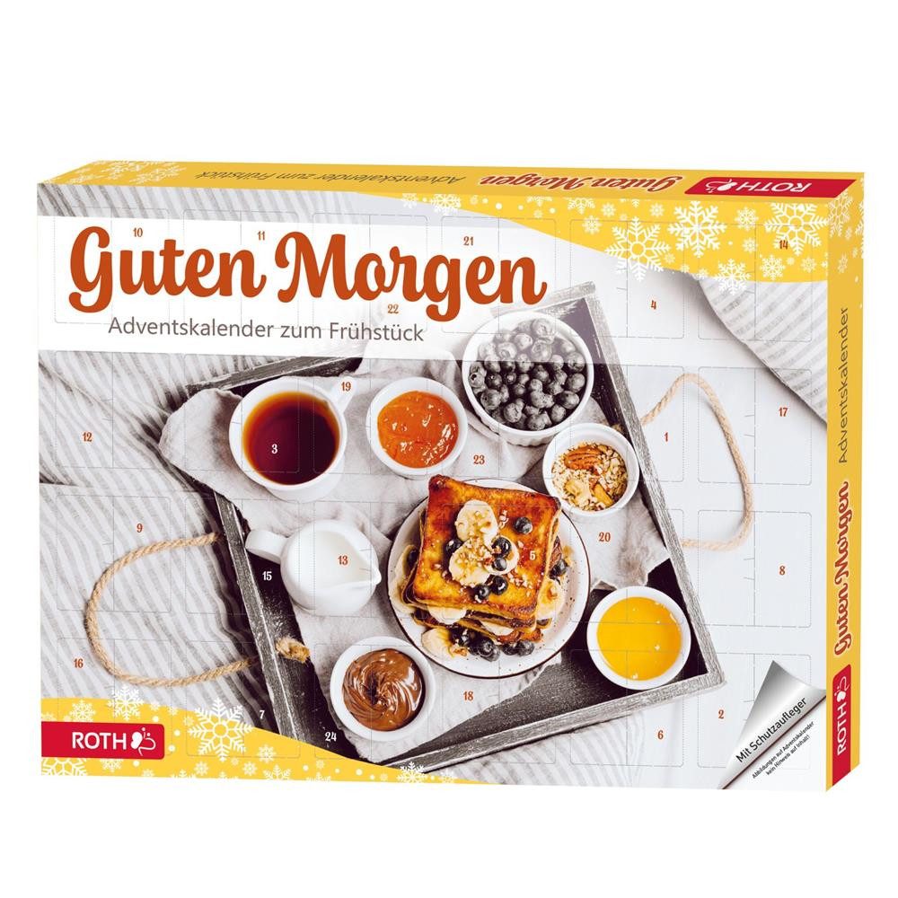 Roth Lebensmittel-Adventskalender Frühstücks-Adventskalender Genuss Adventskalender, Frühstücksprodukte wie Honig, Marmeladen, Teesorten & Aufstriche