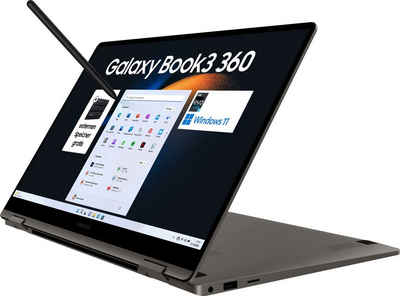 Samsung Galaxy Book3 360 Notebook (33,78 cm/13,3 Zoll, Intel Core i5 1340P, Iris Xe Graphics, 256 GB SSD)