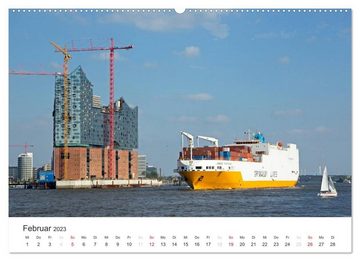 CALVENDO Wandkalender Hamburg (Premium, hochwertiger DIN A2 Wandkalender 2023, Kunstdruck in Hochglanz)