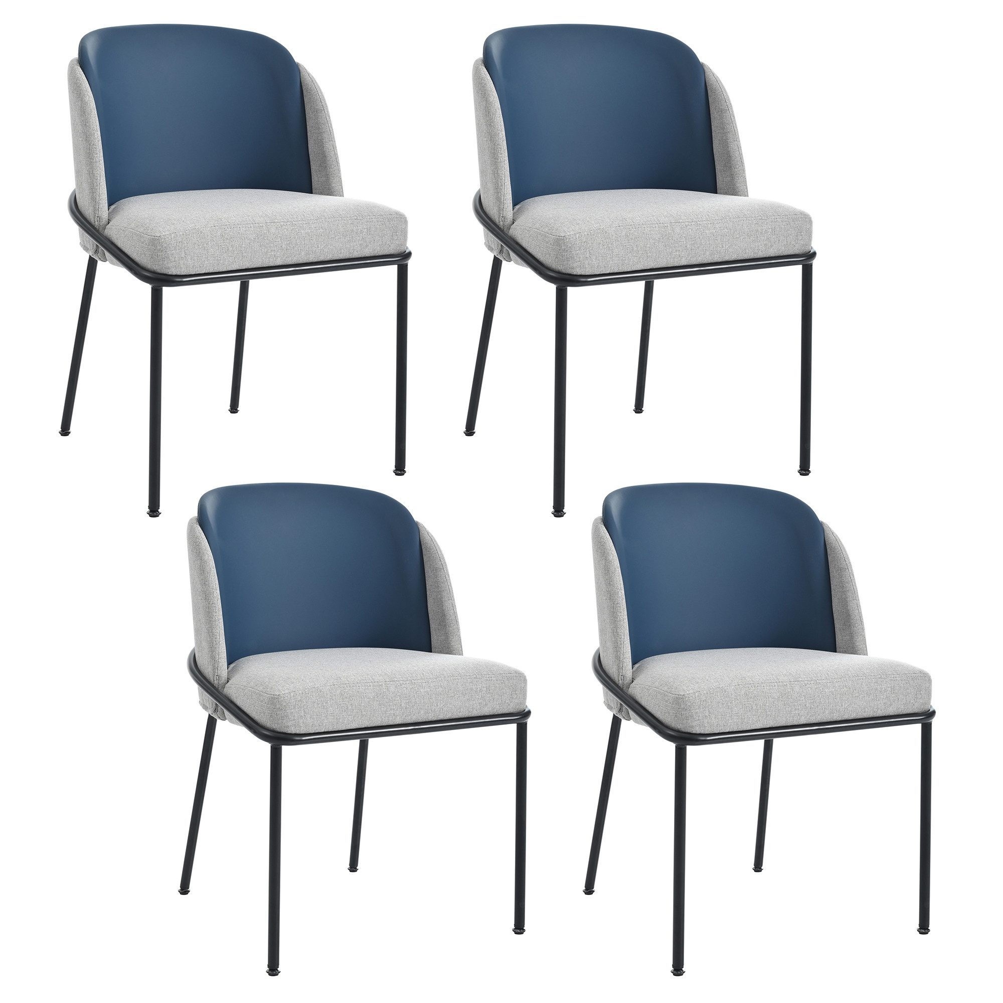 MODFU Esszimmerstuhl Küchenstuhl,Loungesessel,Kosmetikstuhl (4 St Modern günstig online kaufen