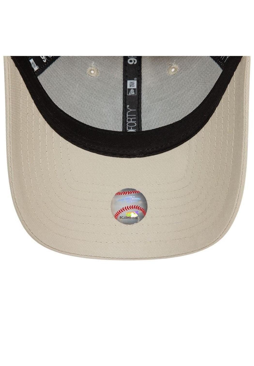 New Era Baseball Cap New York Yankees MLB League Essential Beige Verstellbare 9Forty Snapba (1-St)