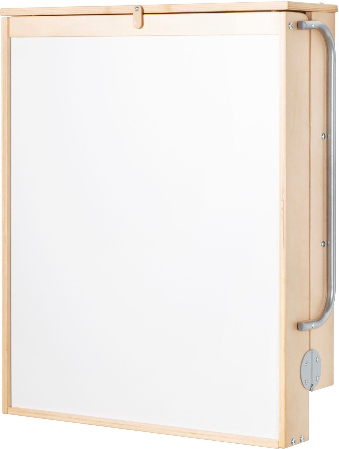 roba® Wickelregal Wandwickelregal klappbar, inkl. Wickelunterlage roba Style grau, zur Montage an die Wand