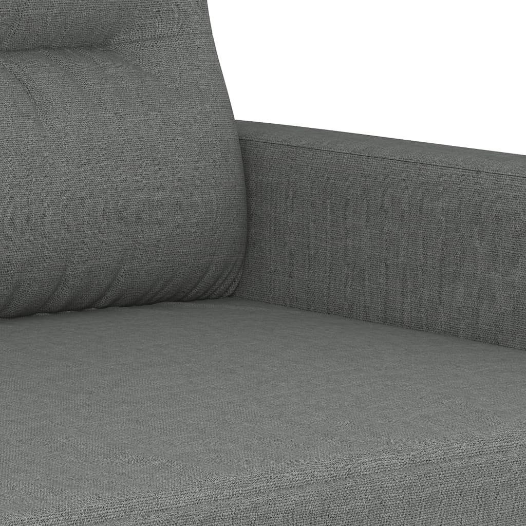 cm Sofa 3-Sitzer-Sofa Stoff 180 vidaXL Dunkelgrau