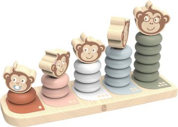 speedy monkey Stapelspielzeug Affenfamilie, aus Holz; FSC®- schützt Wald - weltweit