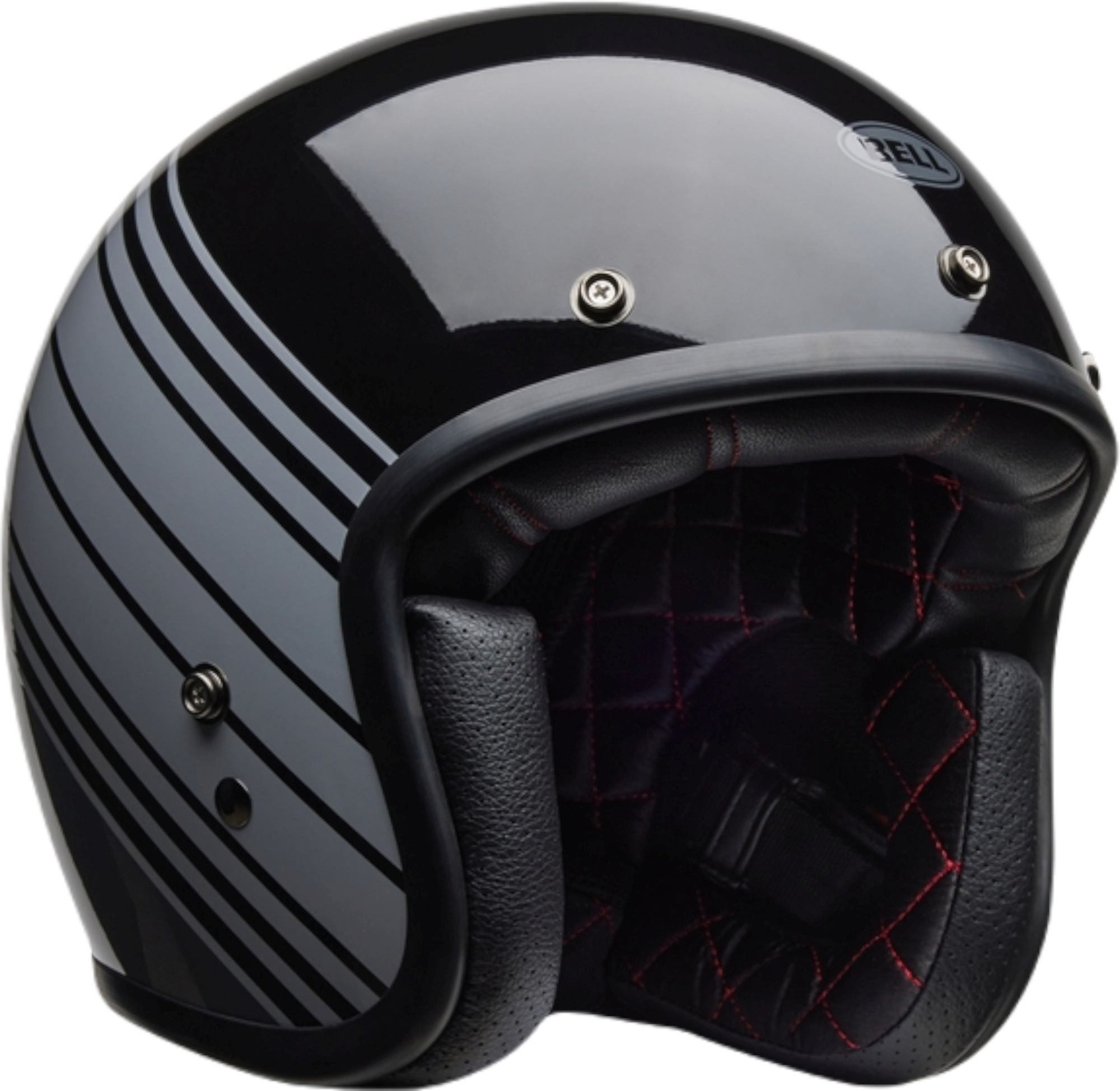Bell Motorradhelm C500 Edge Jethelm, vorbereitet für Kommunikationssystem