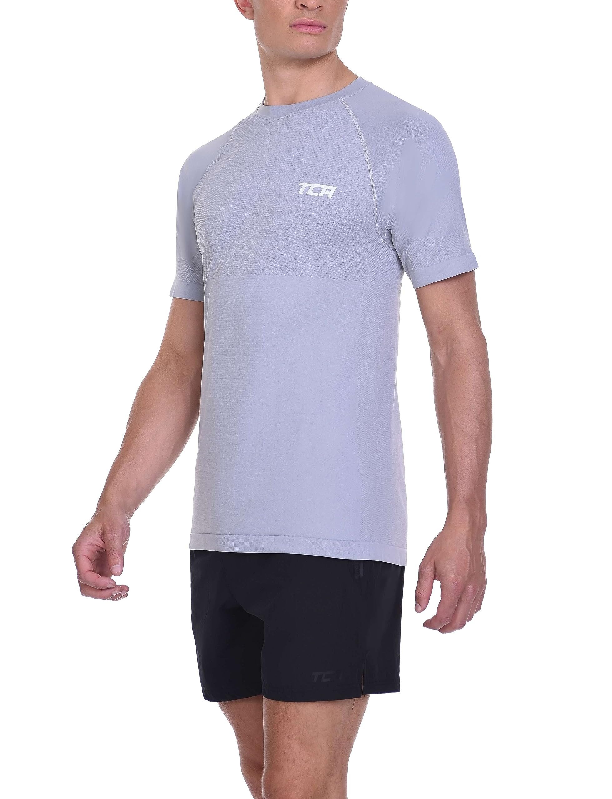TCA Trainingsshirt TCA Herren SuperKnit Laufshirt günstig online kaufen