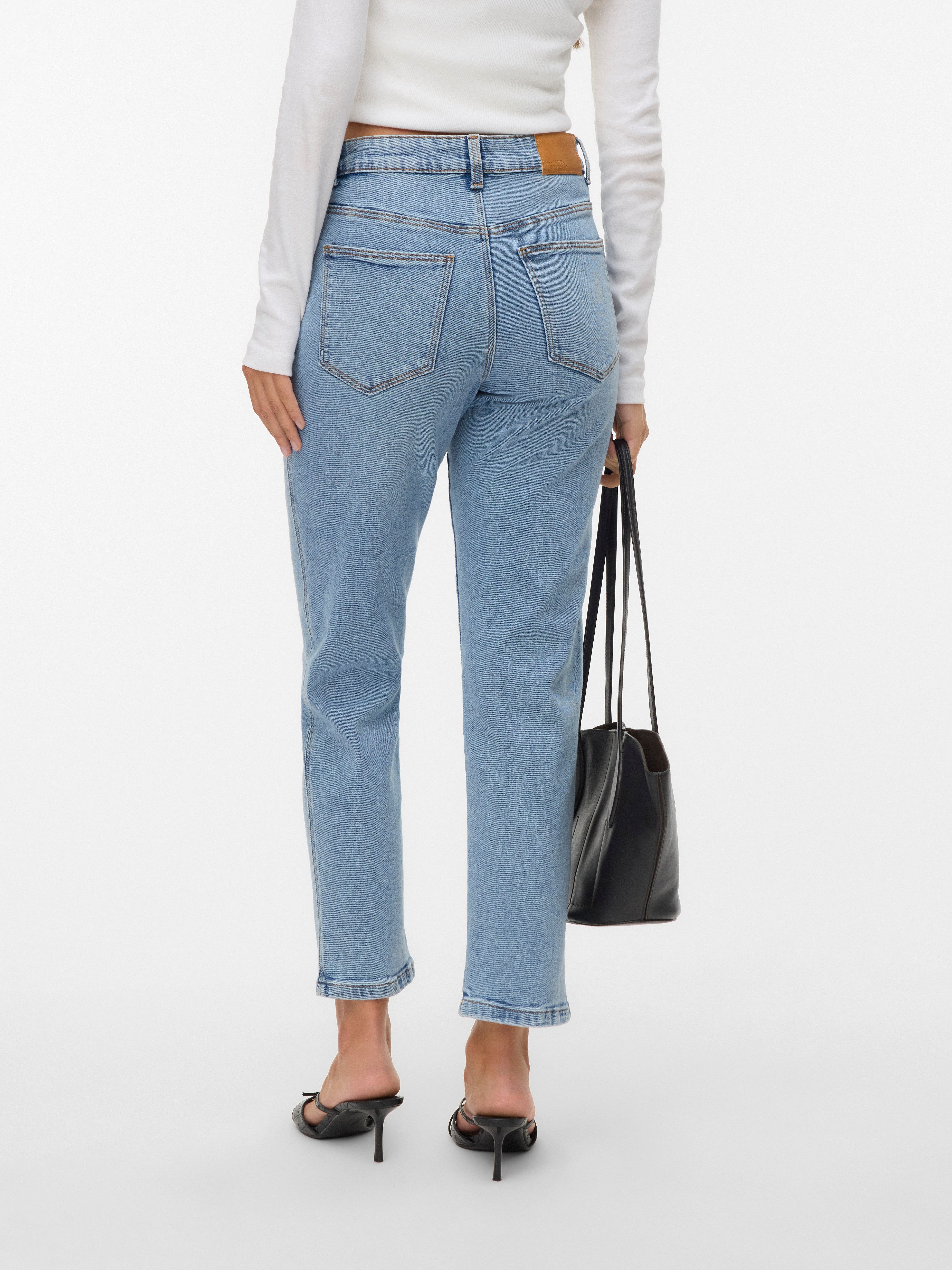 Vero Moda Gerade Jeans VMAMARA MR SLIM STRAIGHT ANK VI3512 NOOS günstig online kaufen