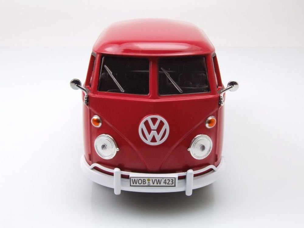 Modèle Réduit VW T3 Bus Bleu – Échelle 1:24 – Motormax – Métal Die-Cast – Avec Boîte D'origine