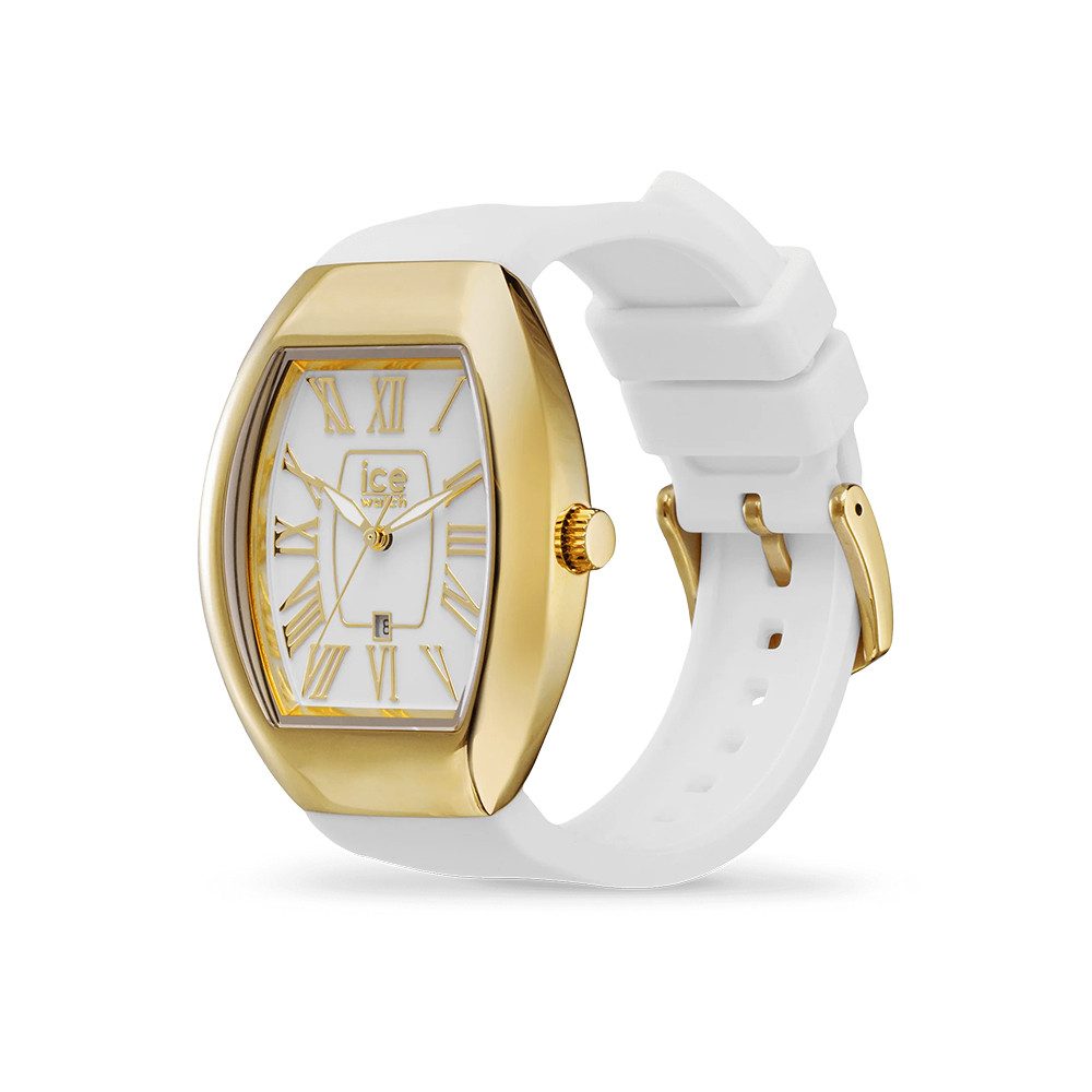 ice-watch Quarzuhr Ice-Watch Ice Boliday Dome Metal White Gold (S) 024049, Hochwertiges Produkt mit zeitlosem Design, sorgfältiger Verarbeitung