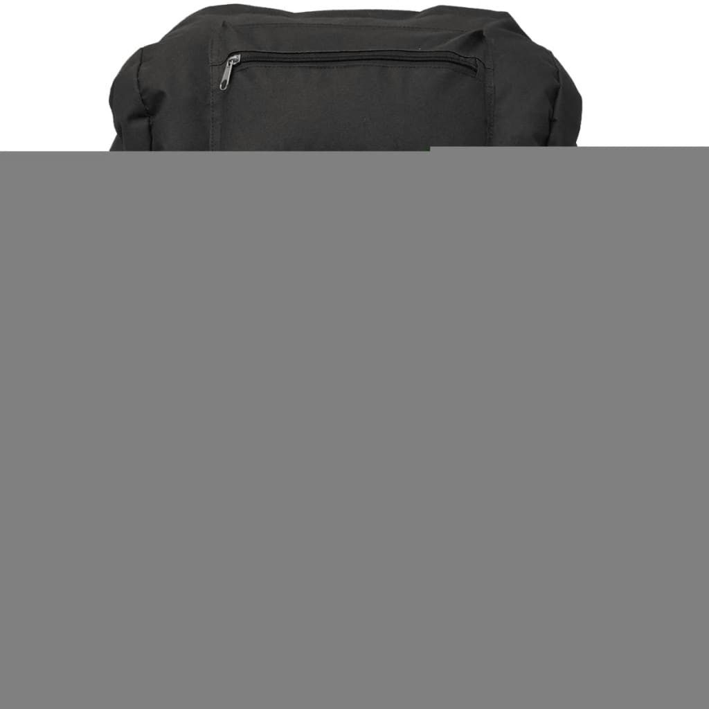 vidaXL Wanderrucksack 65 L Armeerucksack Rucksack Freizeitrucksack Wanderrucksack 65 L Schwa