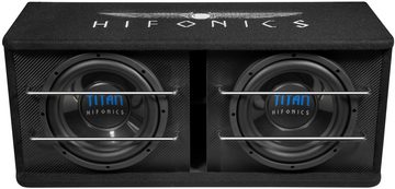 Hifonics Dual Aktiv Bassreflex Gehäuse-Sub TDA-250R Auto-Subwoofer (300 W)