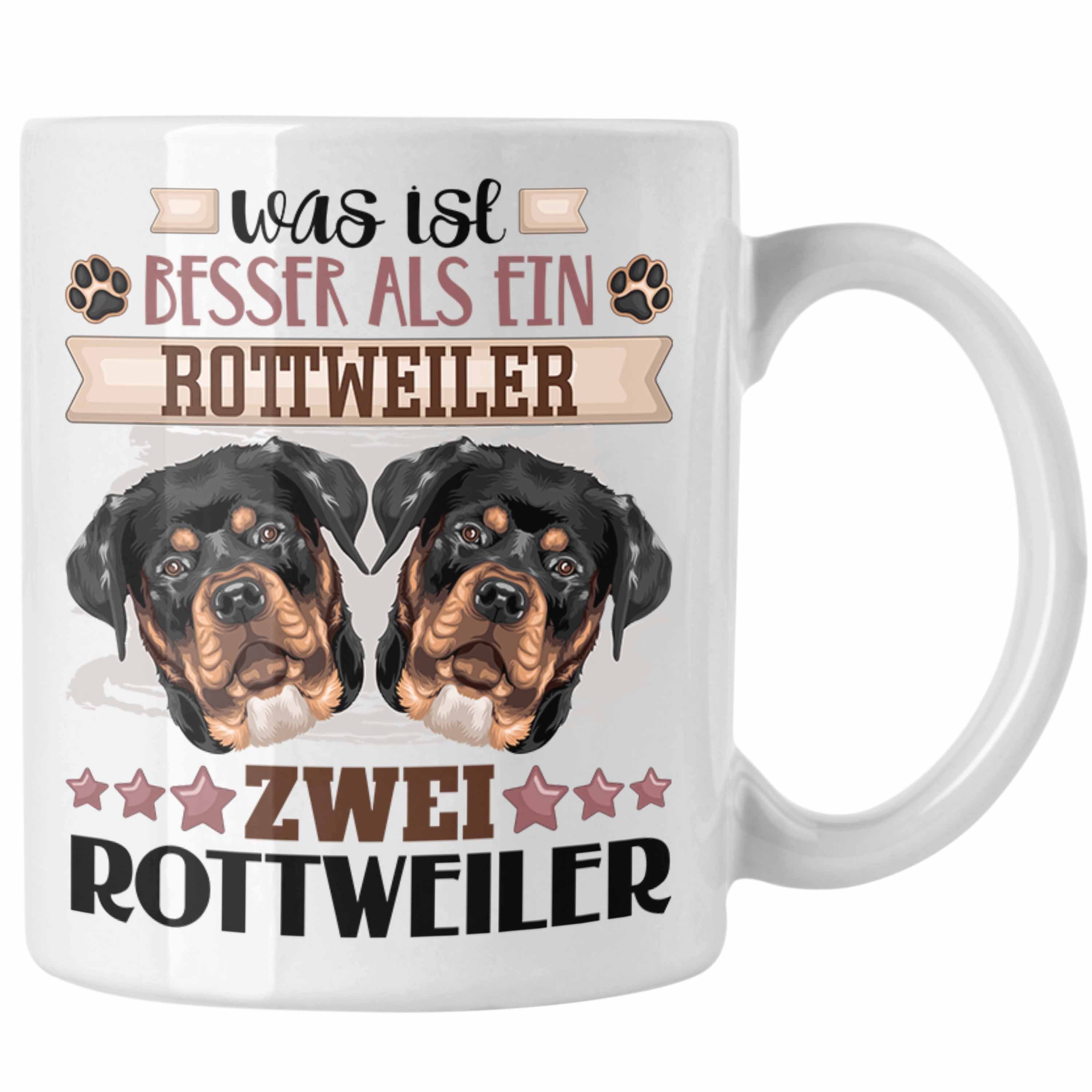 Trendation Tasse Rottweiler Besitzer Tasse Geschenk Lustiger Spruch Geschenkidee Was Is Weiss