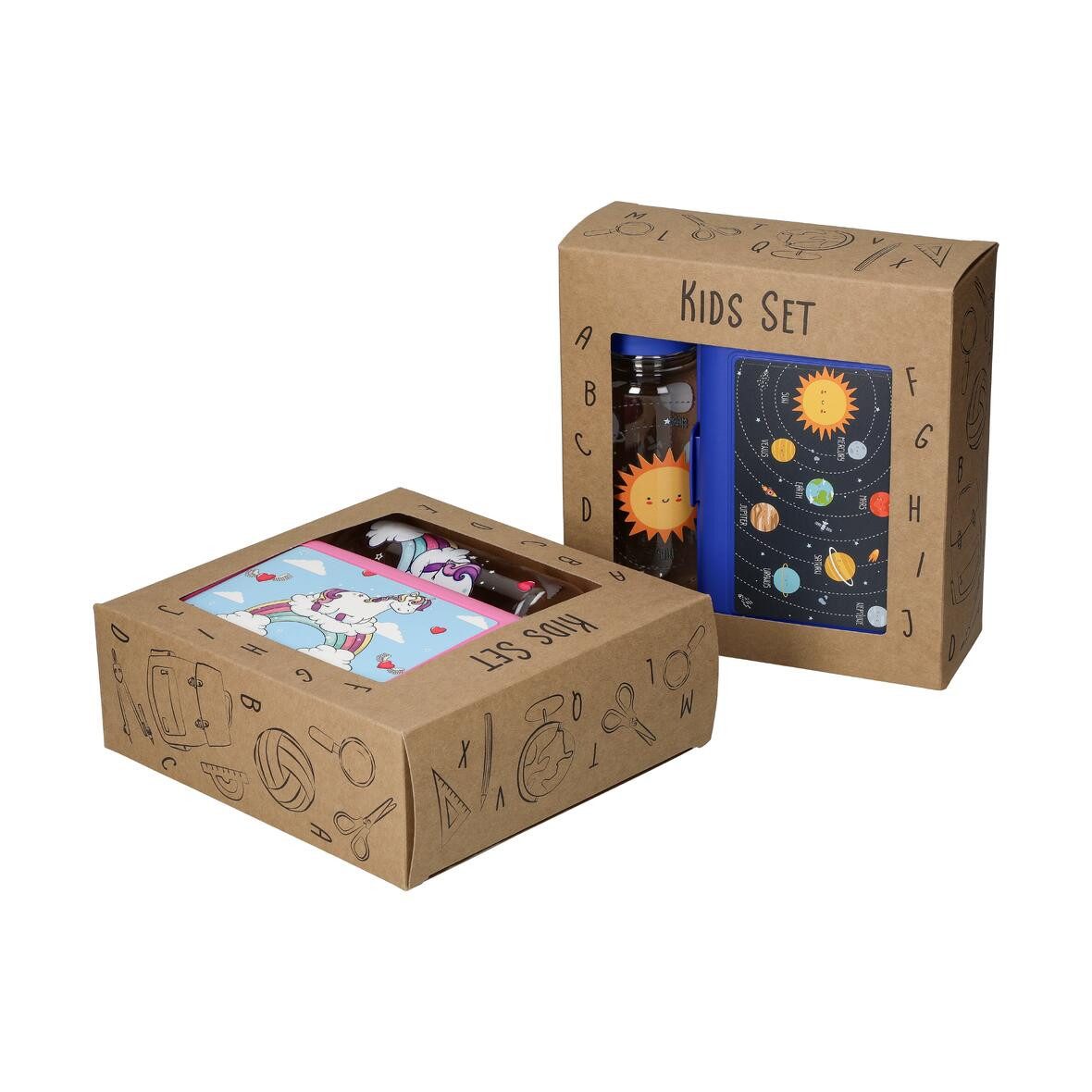elasto Trinkflasche Schulset "Kids"