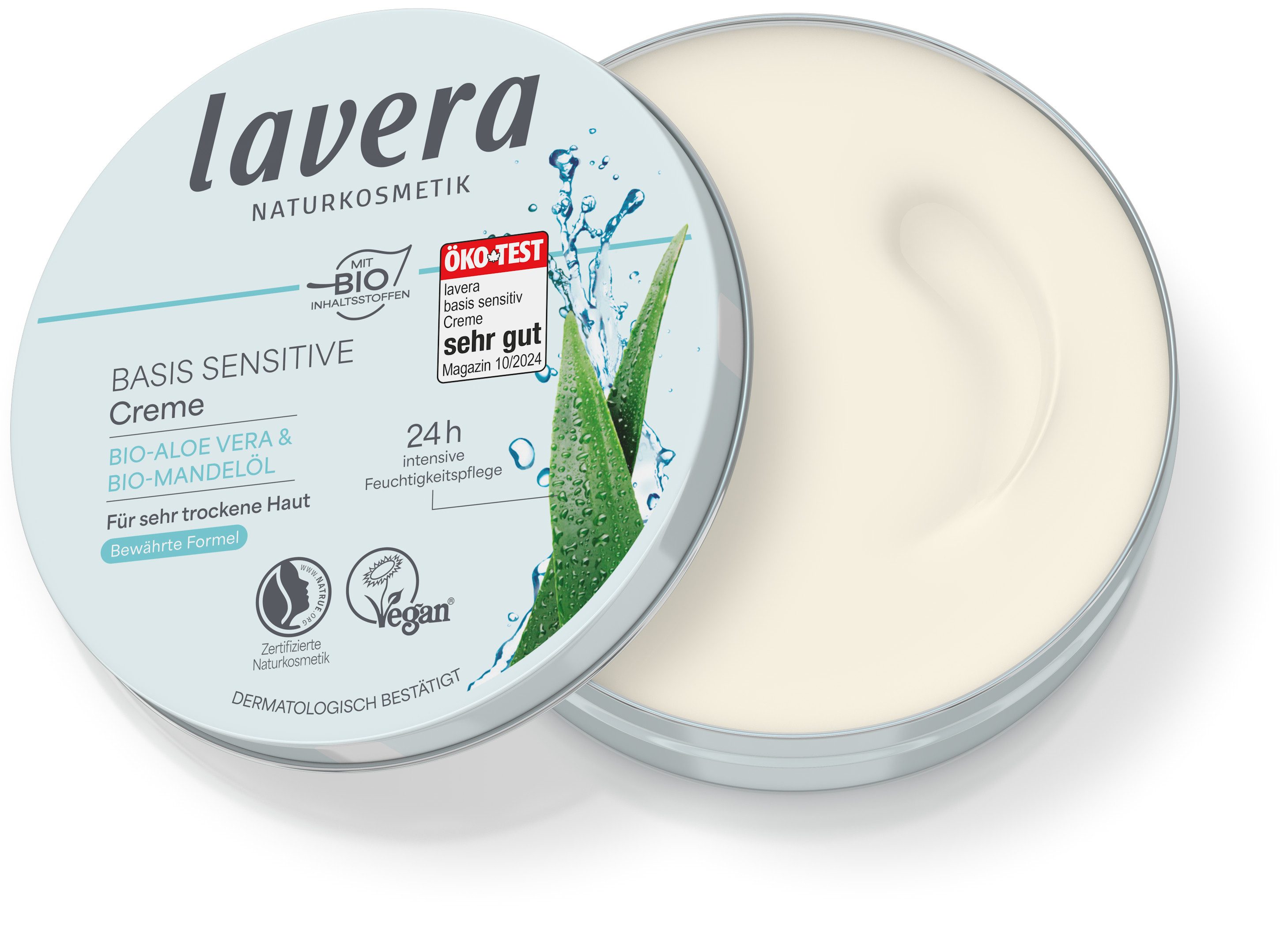 lavera Bodylotion basis sensitive Creme, 1-tlg.