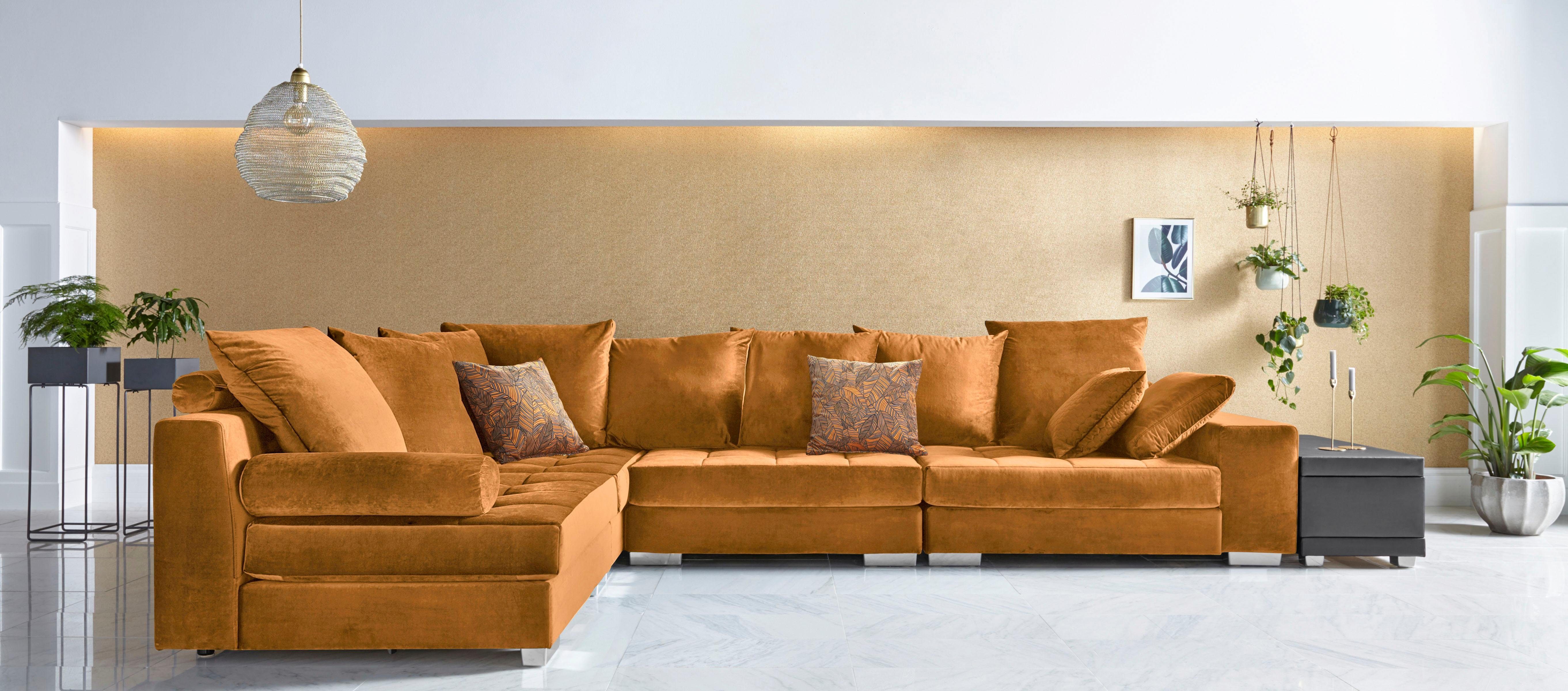INOSIGN Ecksofa Vale L-Form, incl. Couchtisch, günstig online kaufen