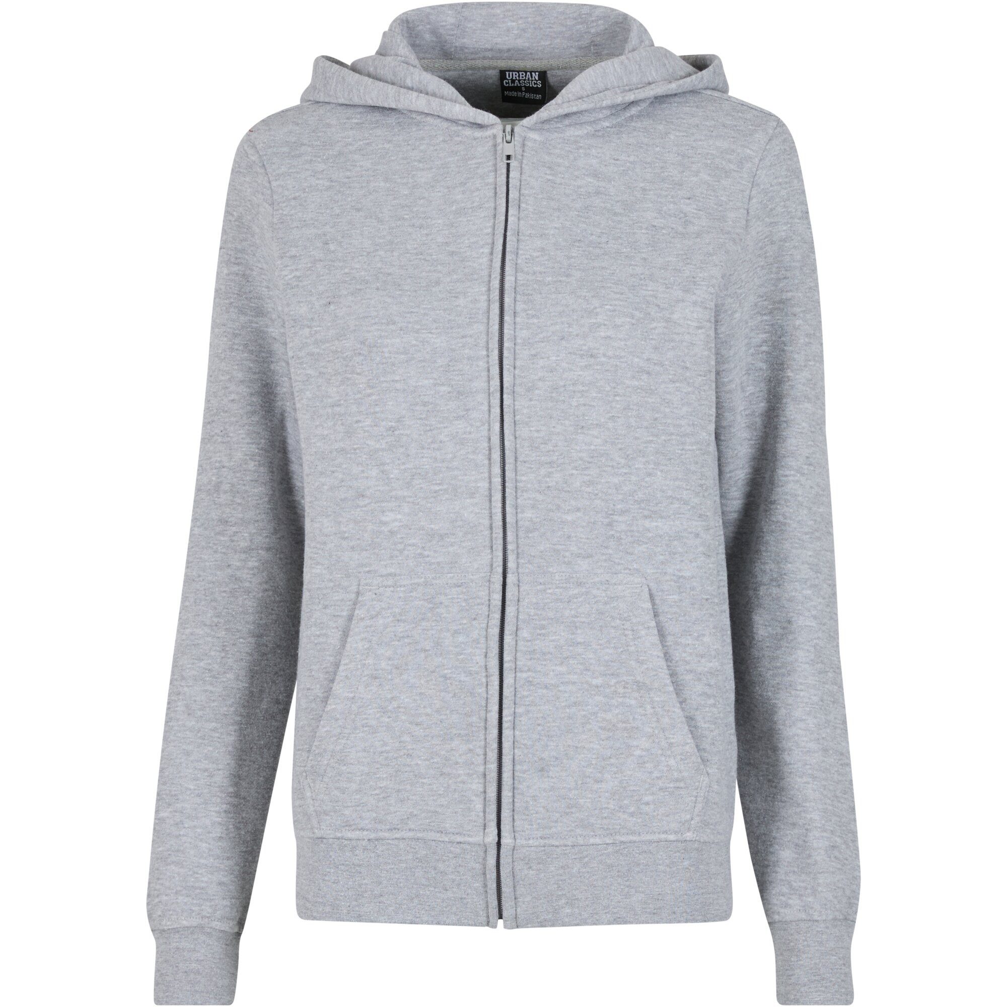 URBAN CLASSICS Kapuzensweatjacke Urban Classics Ladies Basic Essential Zip Hoody (Sweatjacke, Kapuzenjacke, Sweatjacke, Zip Hoody)