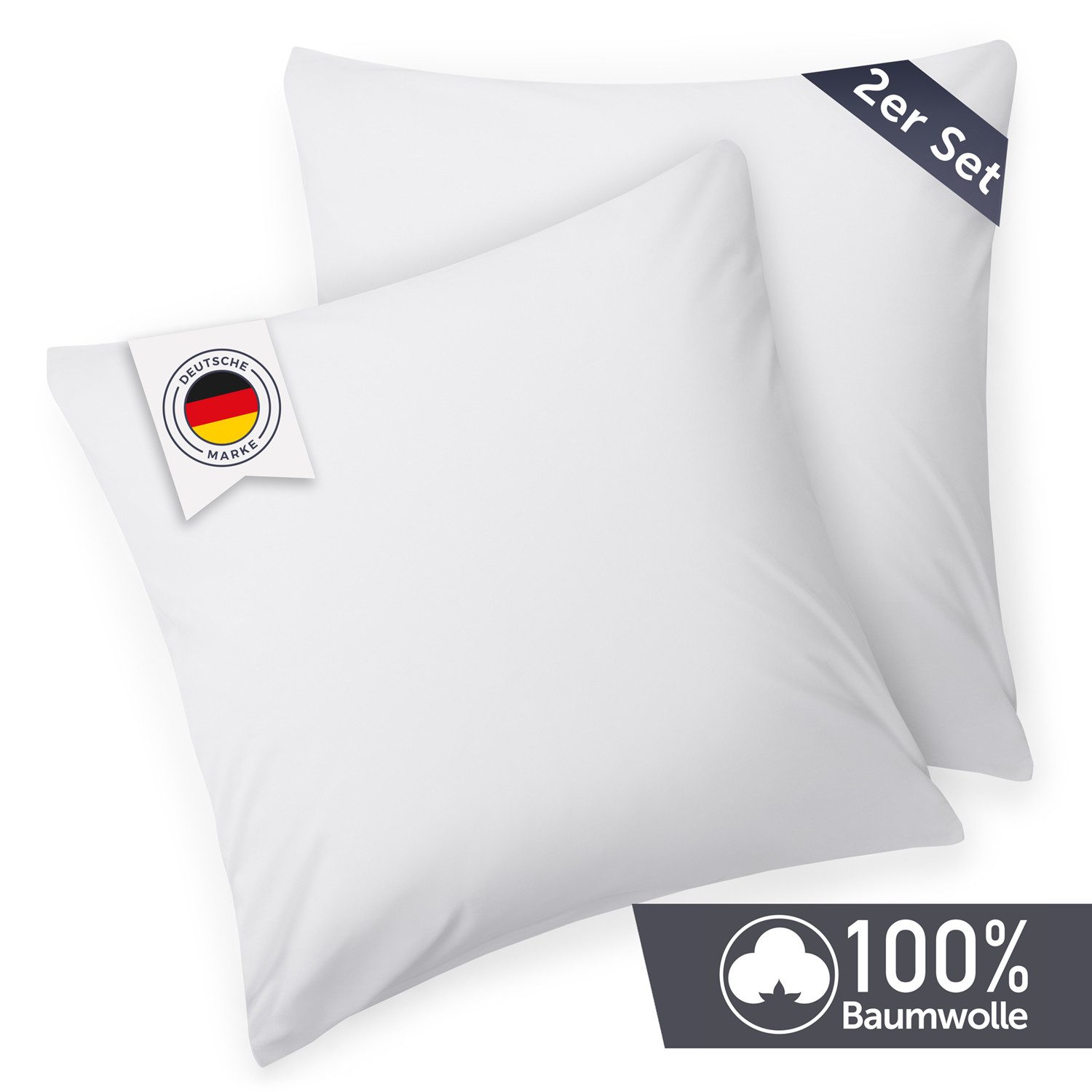 Blumtal Kissenbezug Premium Jersey 2er Set, günstig online kaufen