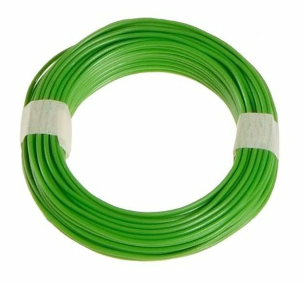 Kahlert Licht Modellbausatz Schaltdraht 0,5mm, 10m, grün