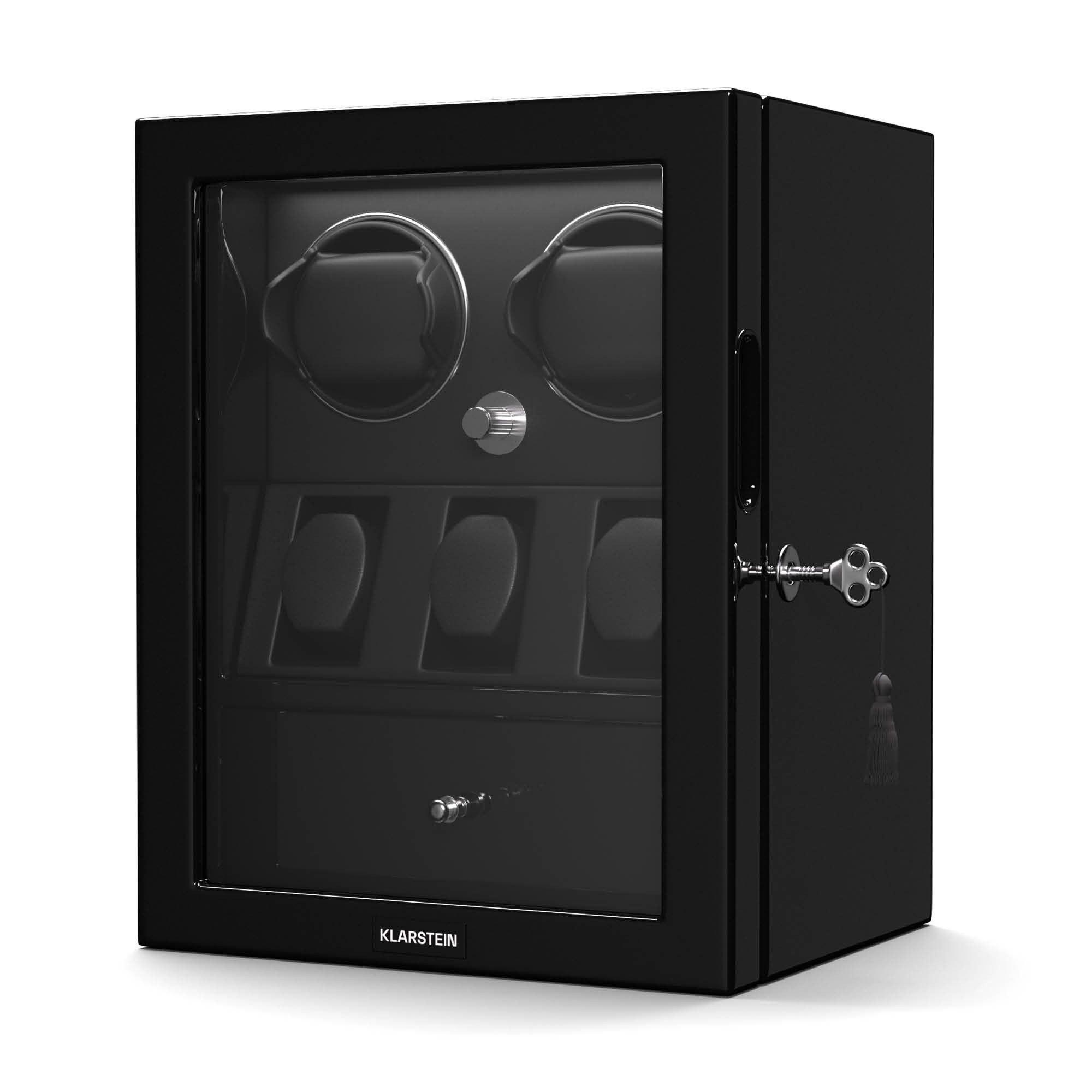 Klarstein Uhrenbeweger ChronoVault 2+3, Uhrenboxen Uhrenkasten Uhrenbeweger 5 Uhren