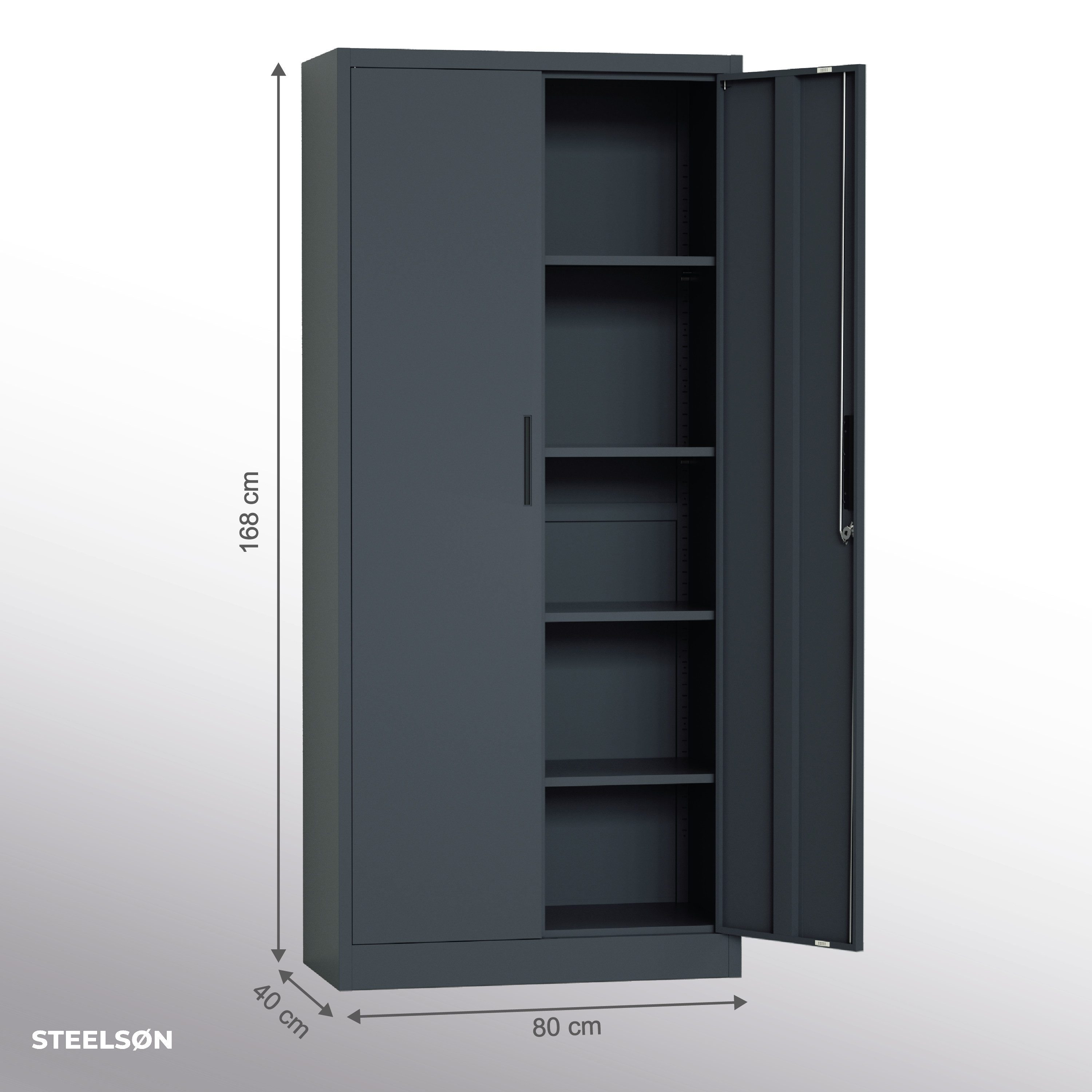 STEELSØN Aktenschrank Regulus (Schrank anthrazit, verfügbar günstig online kaufen