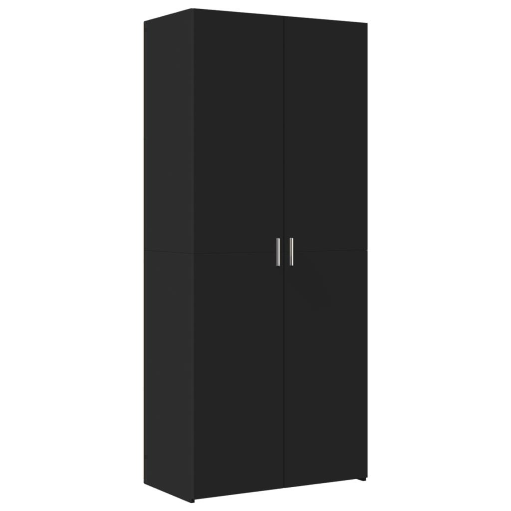 vidaXL Highboard Highboard Schwarz 80x42,5x185 cm günstig online kaufen