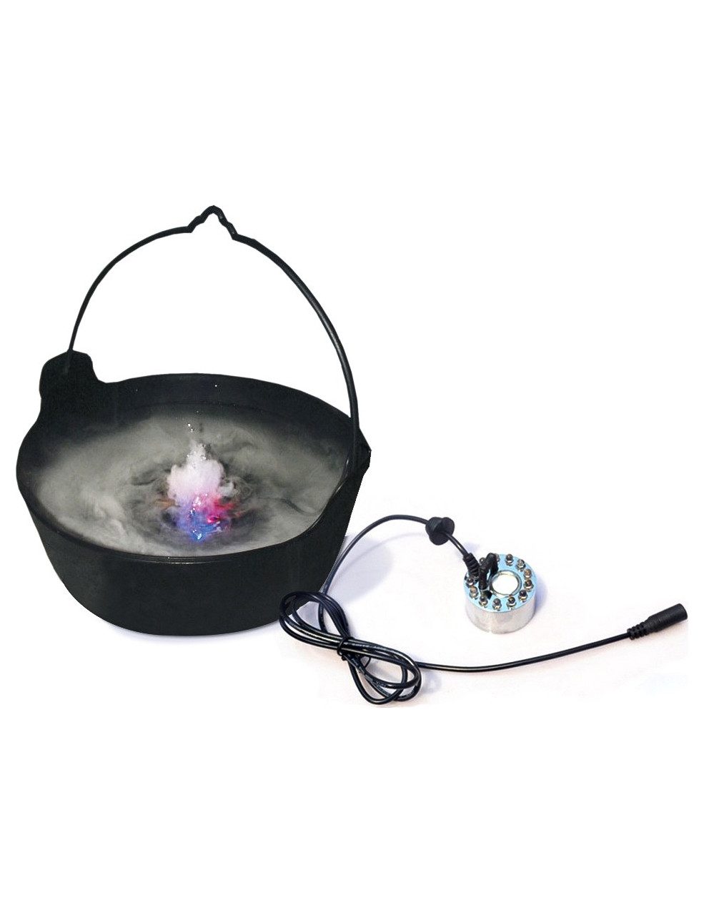PartyPro Kostüm Halloween-Deko Rauch und LED-Leuchte bunt 5cm