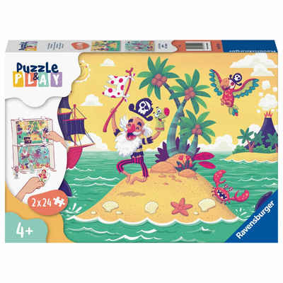 Ravensburger Puzzle Puzzle&Play Piraten 1, Puzzleteile