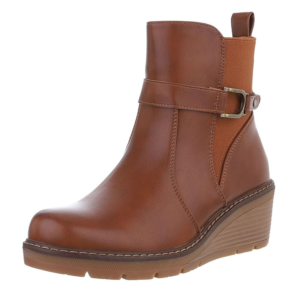 Ital-Design Damen Freizeit Keilstiefelette (88577492) Keilabsatz/Wedge günstig online kaufen