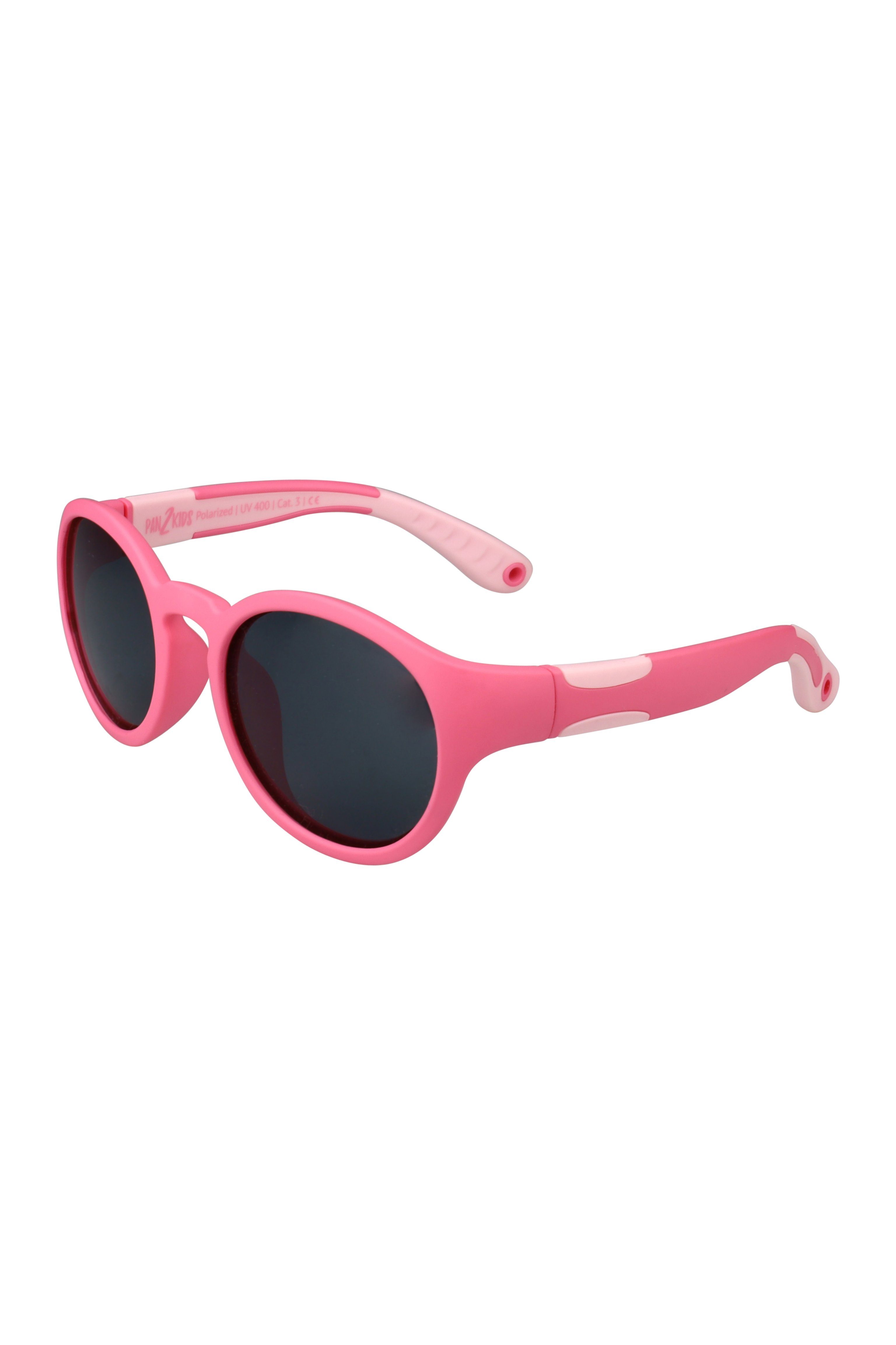 ActiveSol SUNGLASSES Sonnenbrille für Kinder - Pan2Kids, Panto Design, 2 – 5 Jahre, polarisiert Pacific Pink