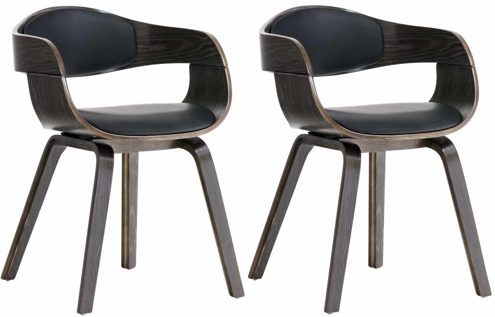 CLP Esszimmerstuhl Kingston Kunstleder (2er Set), günstig online kaufen
