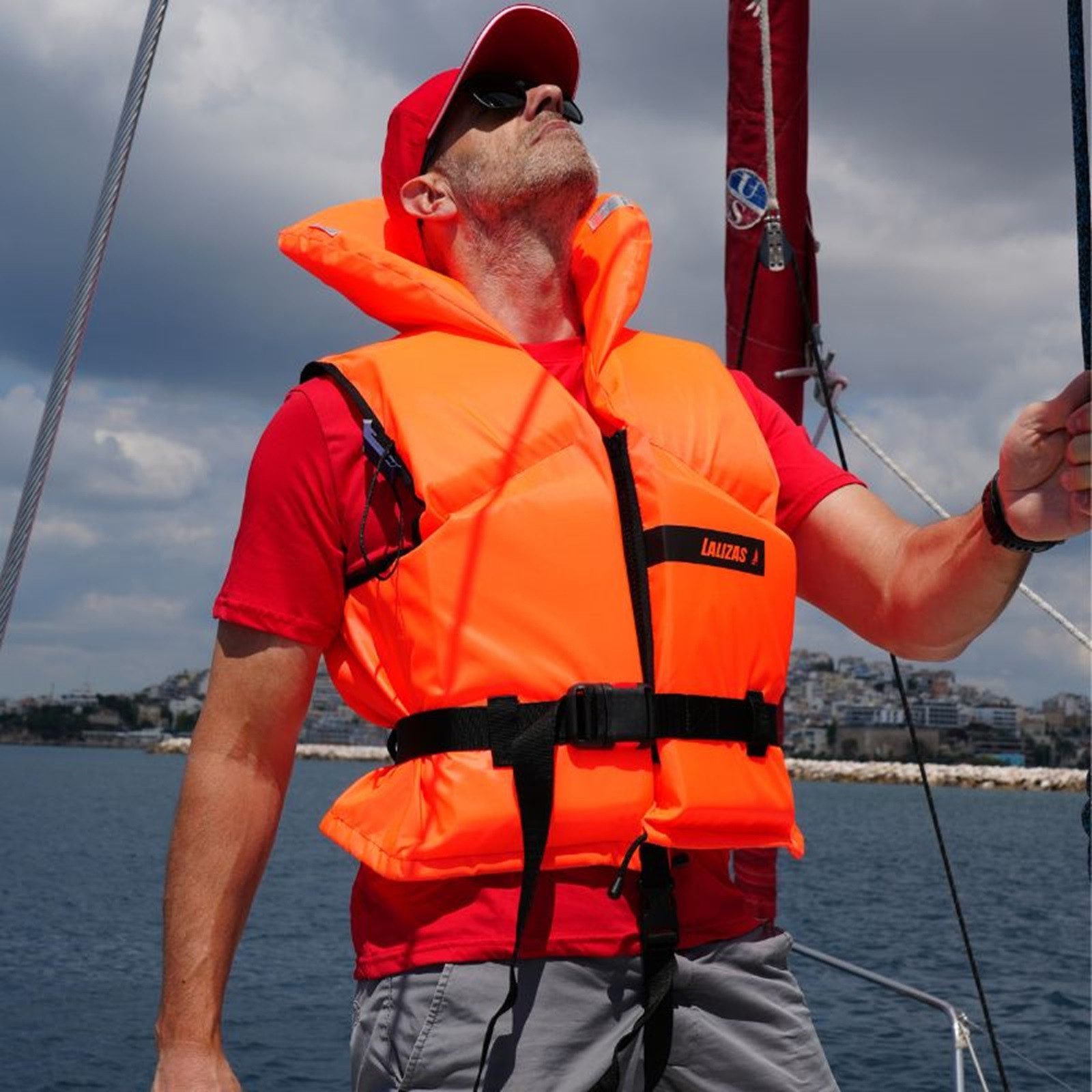 Lalizas Schwimmweste LALIZAS Rettungsweste 100N ISO 12402-4 CE Schwimmweste Nylonweste – Bild 4 von 4