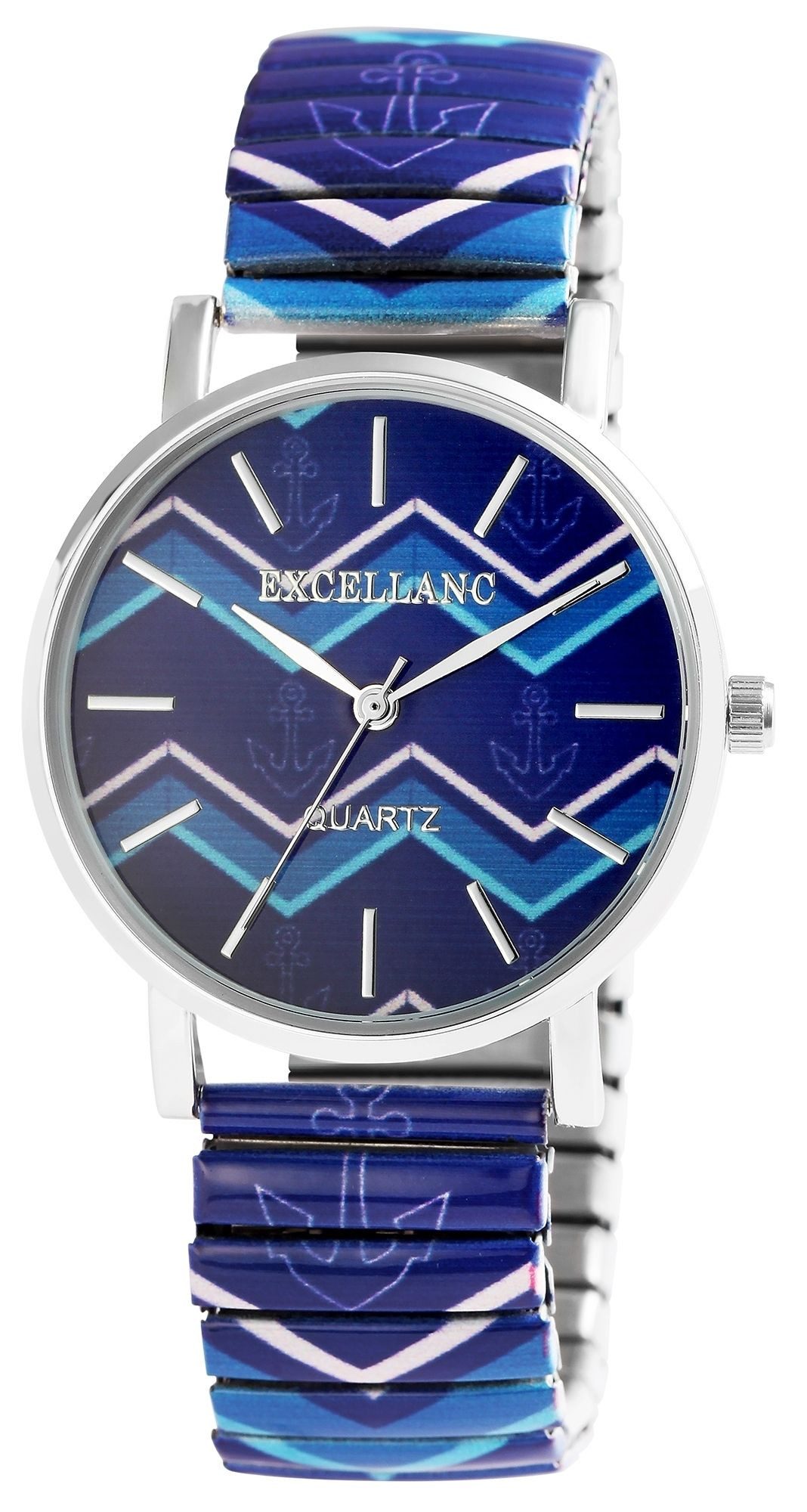 Excellanc Quarzuhr 1700060 Edelstahlzugband, D 36 günstig online kaufen