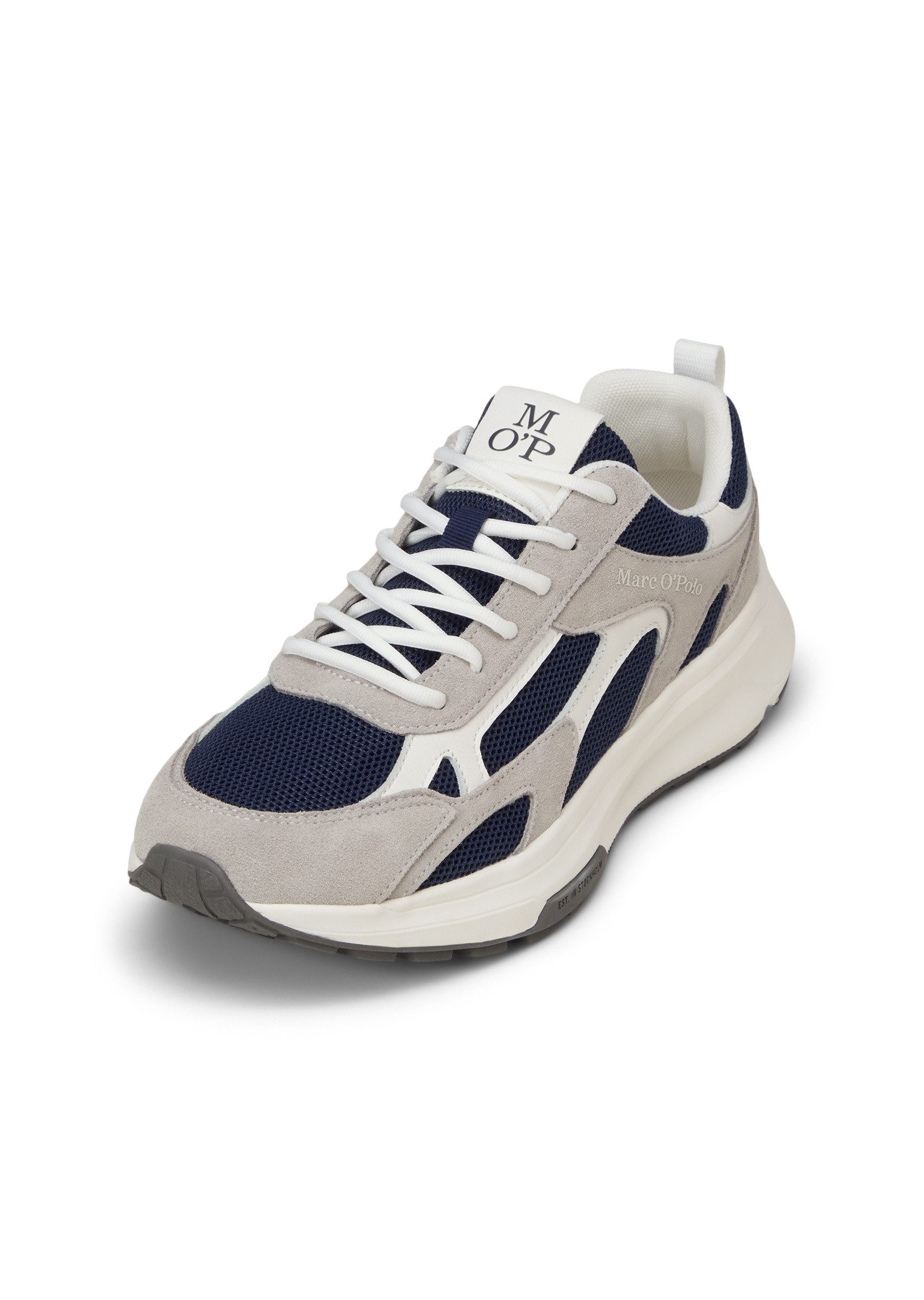 aus Rindleder und Mesh Sneaker