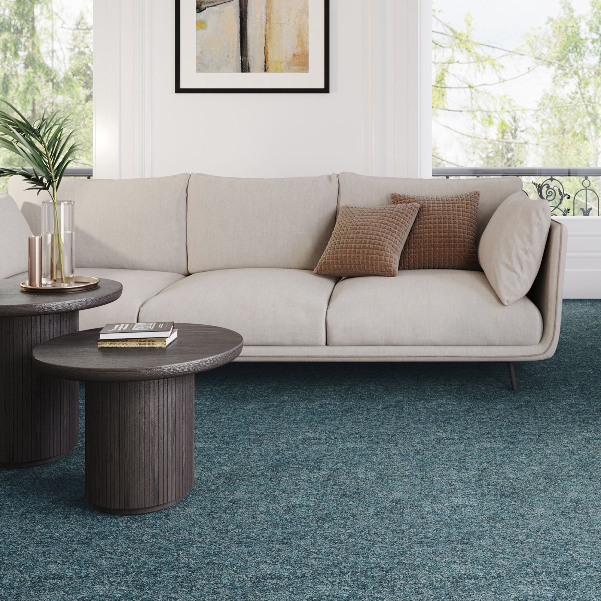 Steffensmeier Teppichfliese Richmond Paket (20Stück) 5m², Rechteckig, Teppichfliese 50x50 cm Gewerbeeignung