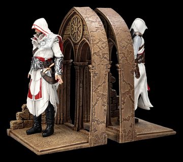 Figuren Shop GmbH Buchstütze Assassins Creed Buchstützen - Altair und Ezio - Gaming Dekofigur Merchandise (2 St)