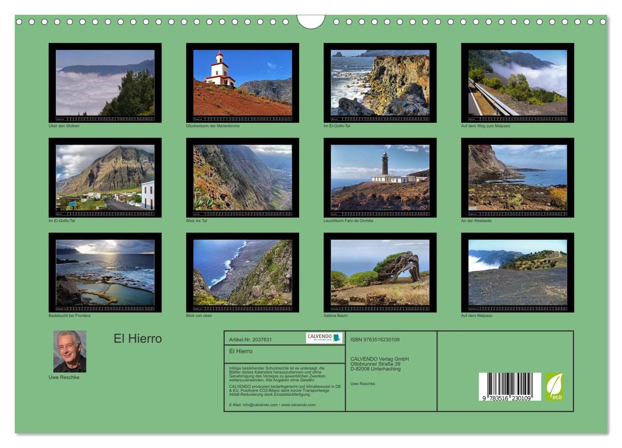 Thumbnail - CALVENDO Wandkalender El Hierro (Wandkalender 2026 DIN A3 quer), CALVENDO Monatskalender