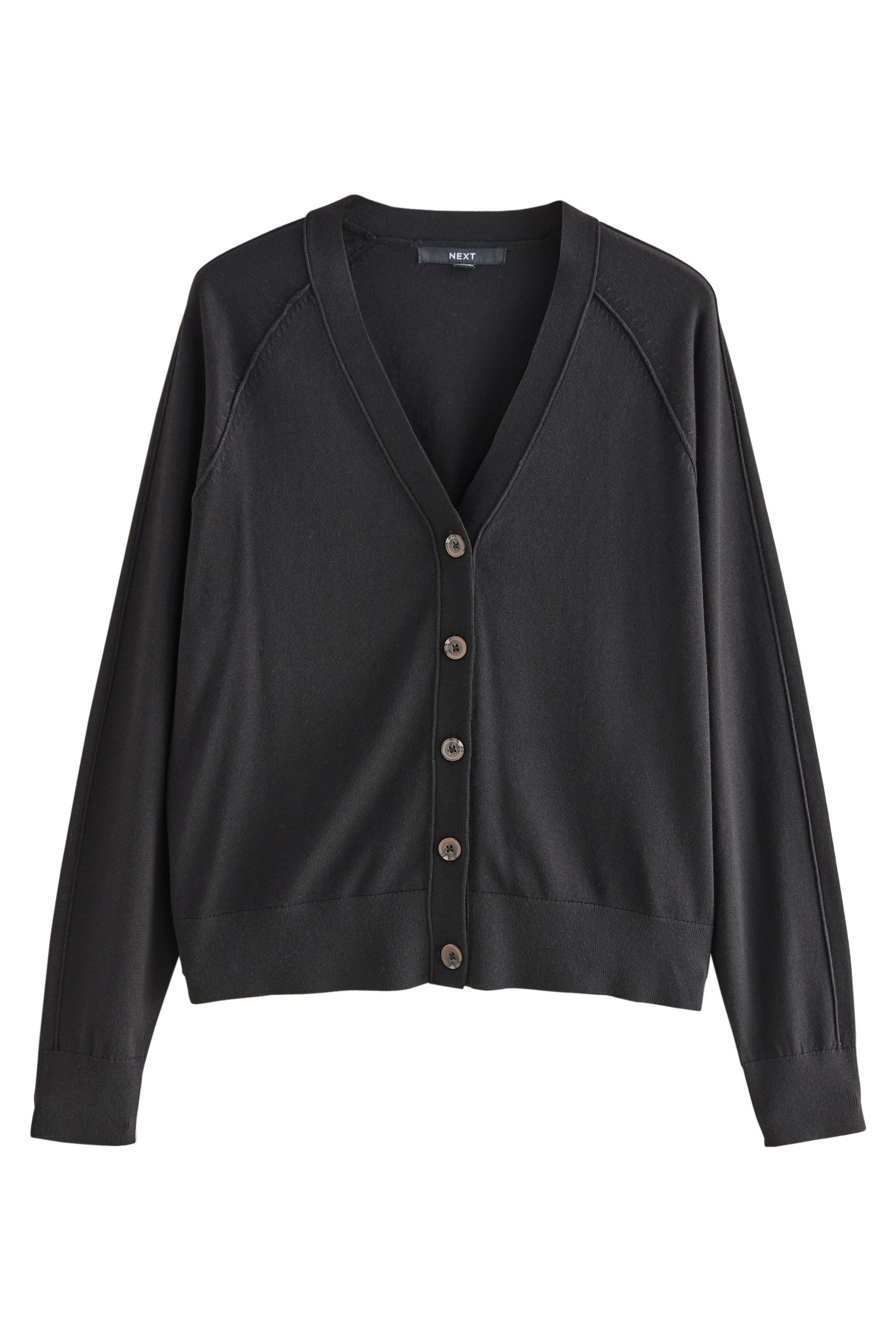 Next Strickjacke Strickjacke mit V-Ausschnitt, Kurzgröße (1-tlg) günstig online kaufen