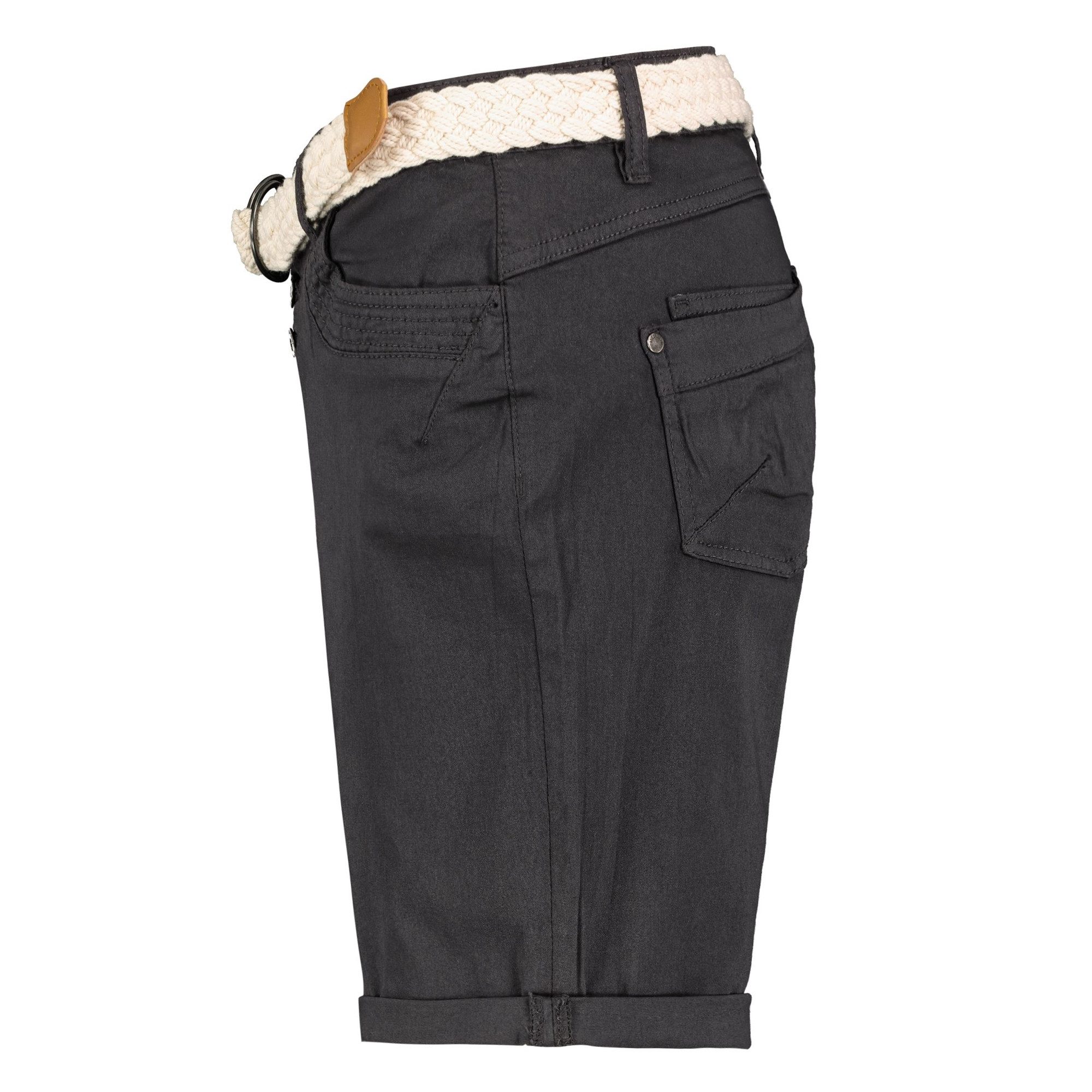 SUBLEVEL Shorts Damen Bermudas kurze Hose Baumwolle Jeans Sommer Chino Stoff
