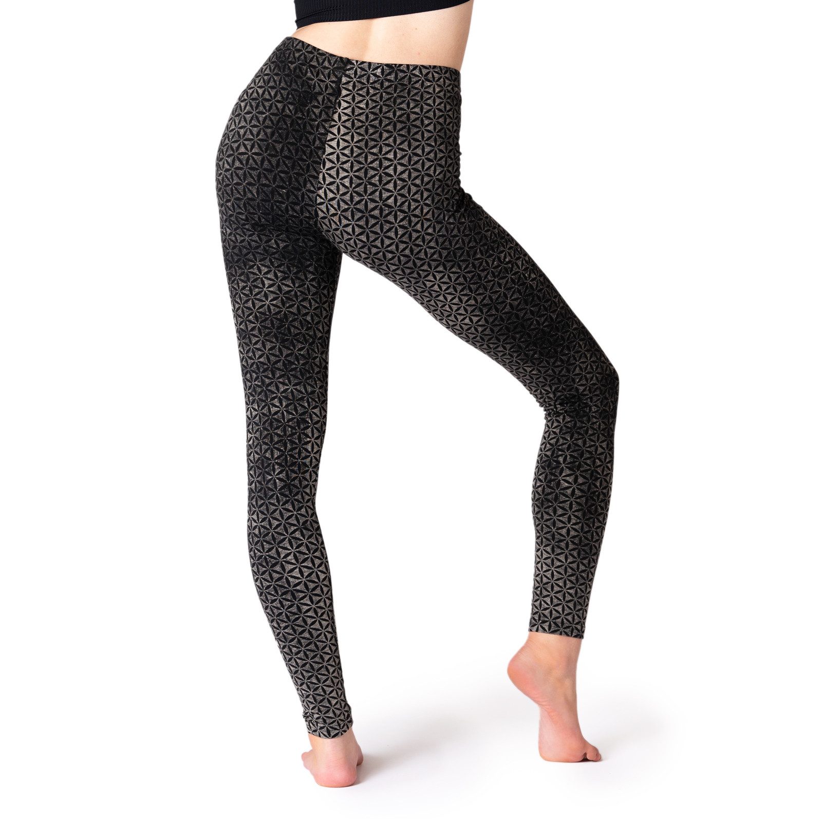 PANASIAM Leggings Unikat Batik Leggings Blume günstig online kaufen