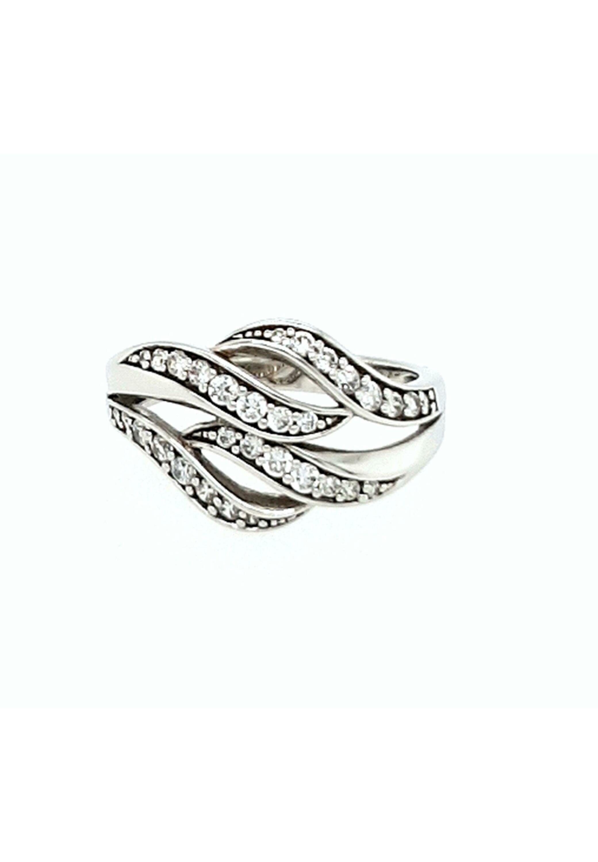 Damen Schmuck JuwelmaLux Silberring Ring Silber mit Zirkonia (1-tlg), Damen Ring Silber 925/000, inkl. Schmuckschachtel