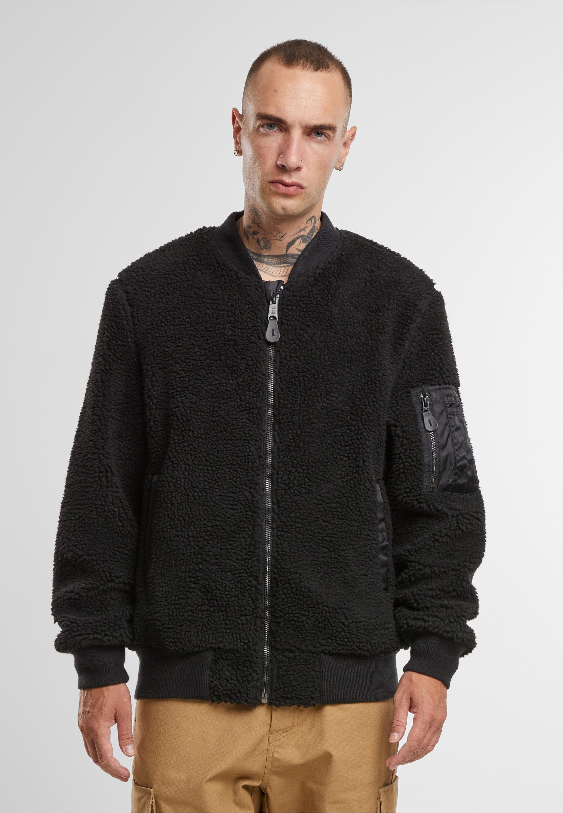Brandit Allwetterjacke Brandit MA1 Sherpa Jacket (1-St)