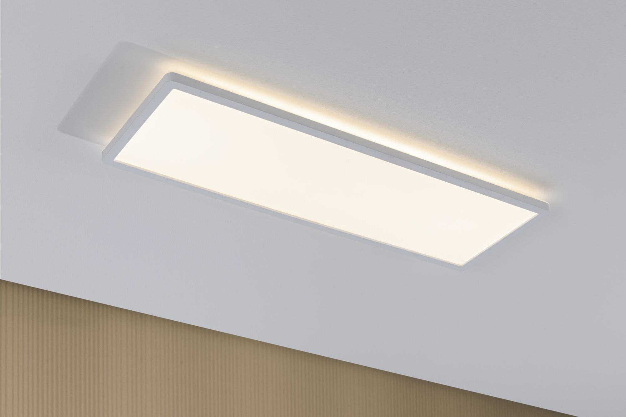 Paulmann LED Panel Atria Shine 3000K IP20 eckig, LED fest integriert, Warmweiß, Backlight