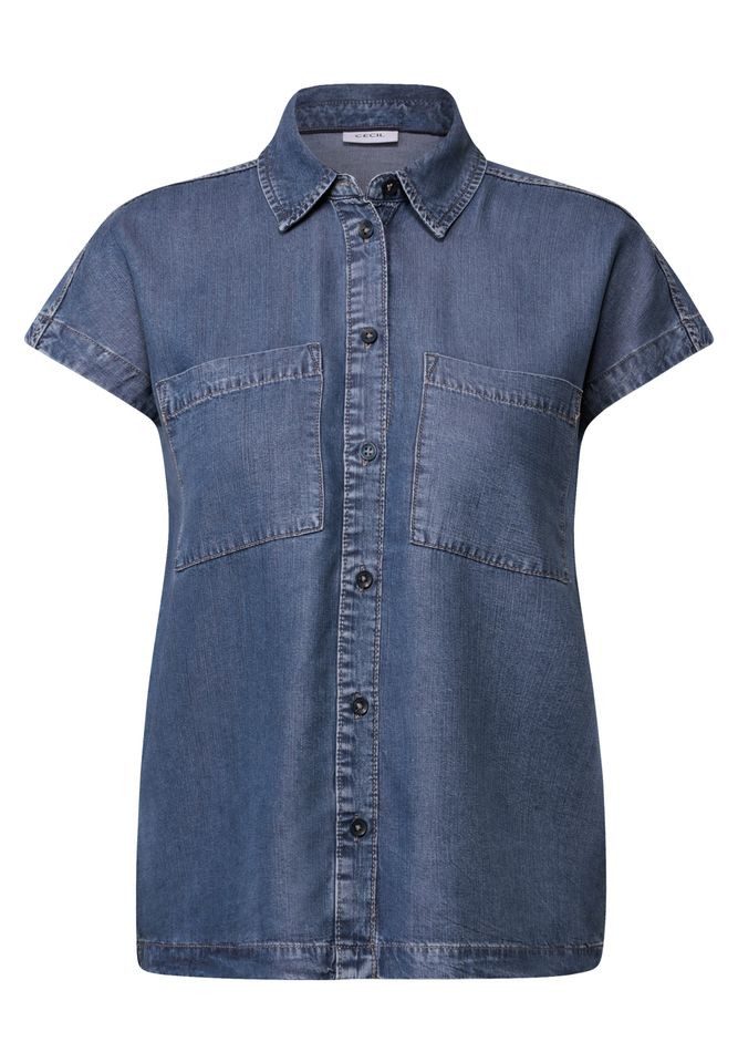 CECIL Langarmbluse -  Lyocell Bluse Damen günstig online kaufen